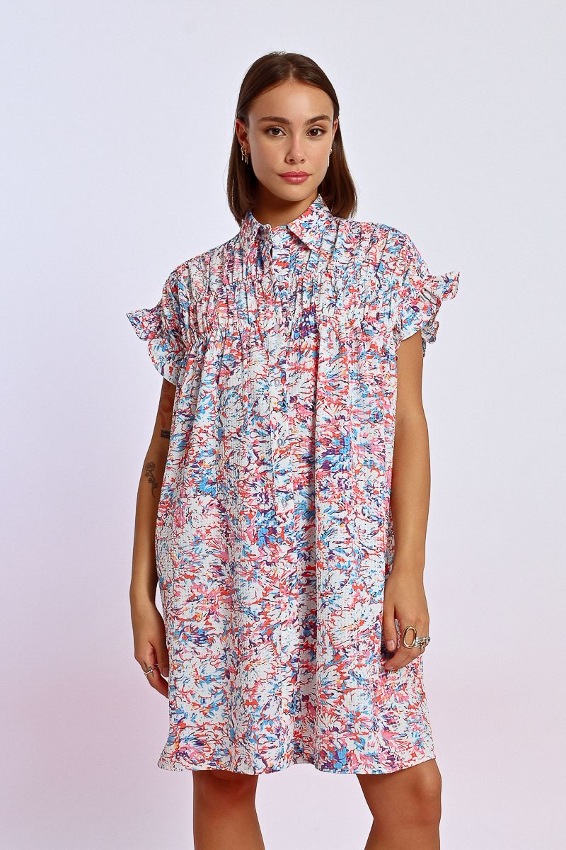 Carmen Print Dress