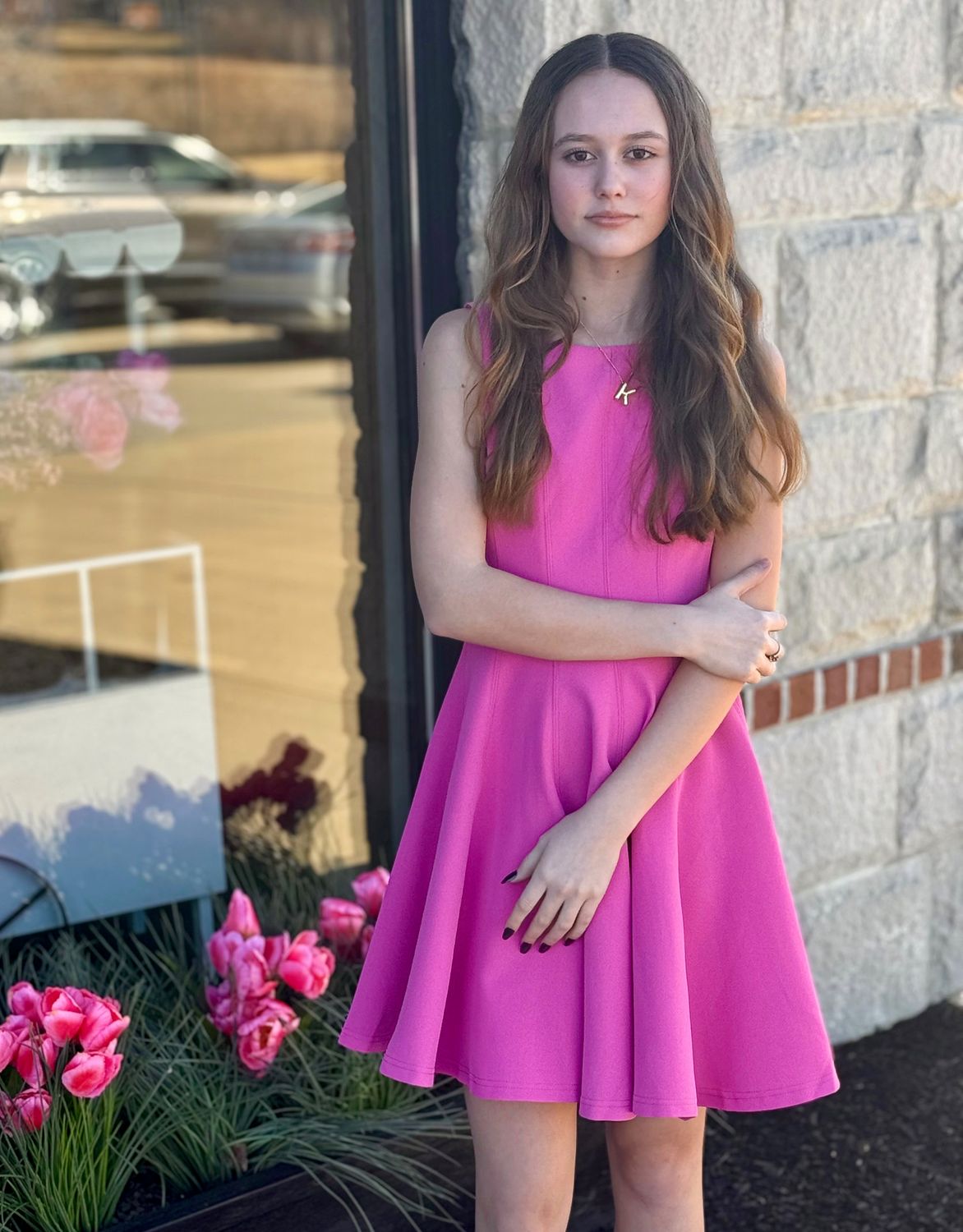 Tawny Pink Nili Dress