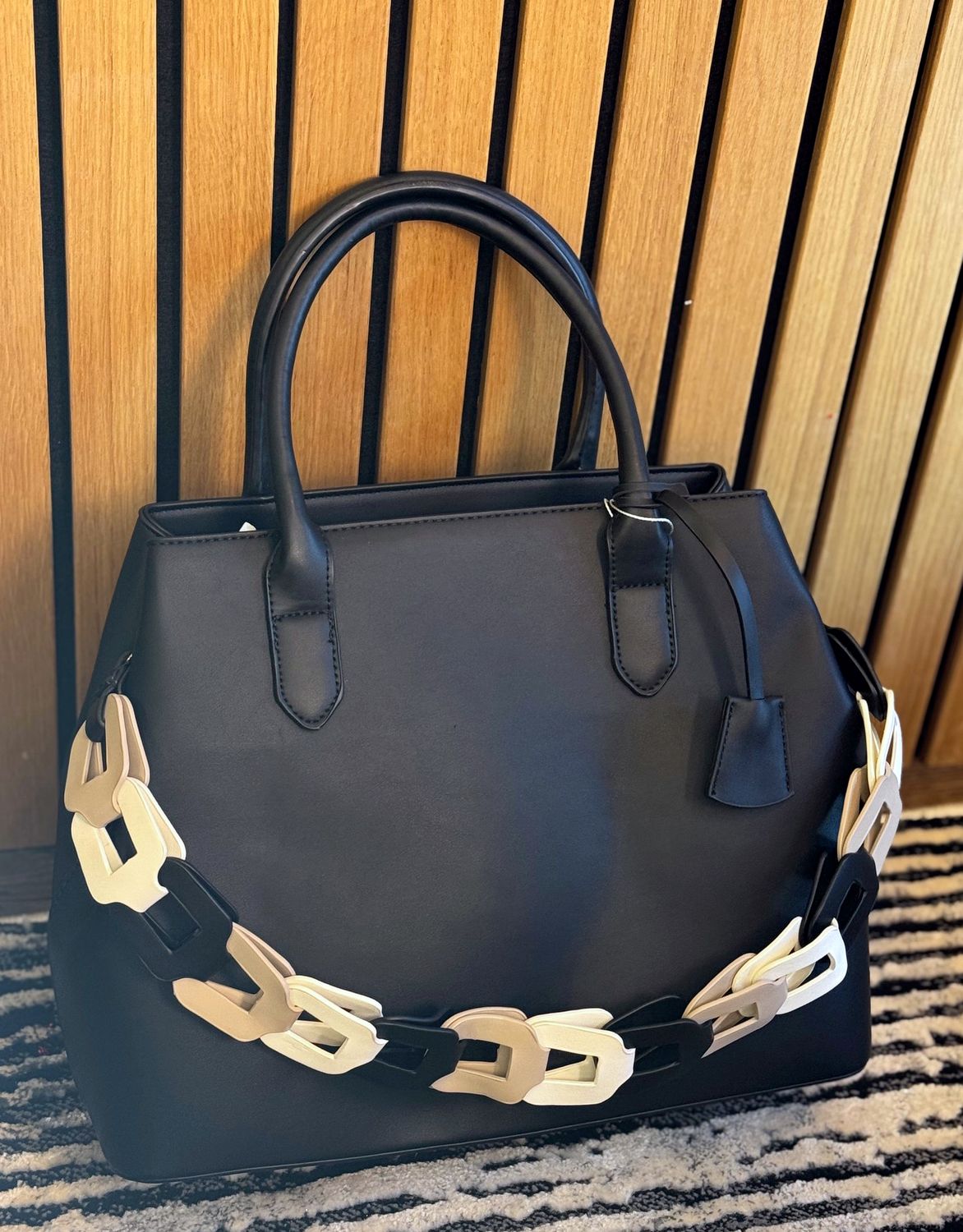 Regalina Black Satchel