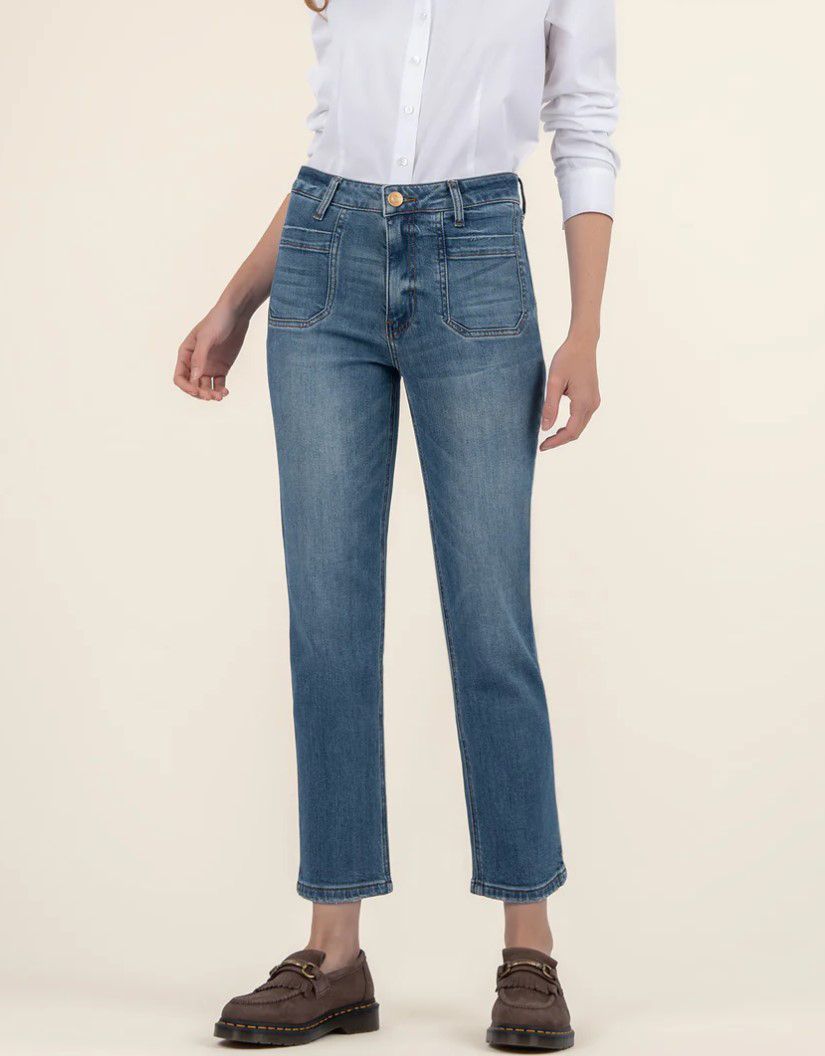 Clarity Elizabeth High Rise Straight Jean