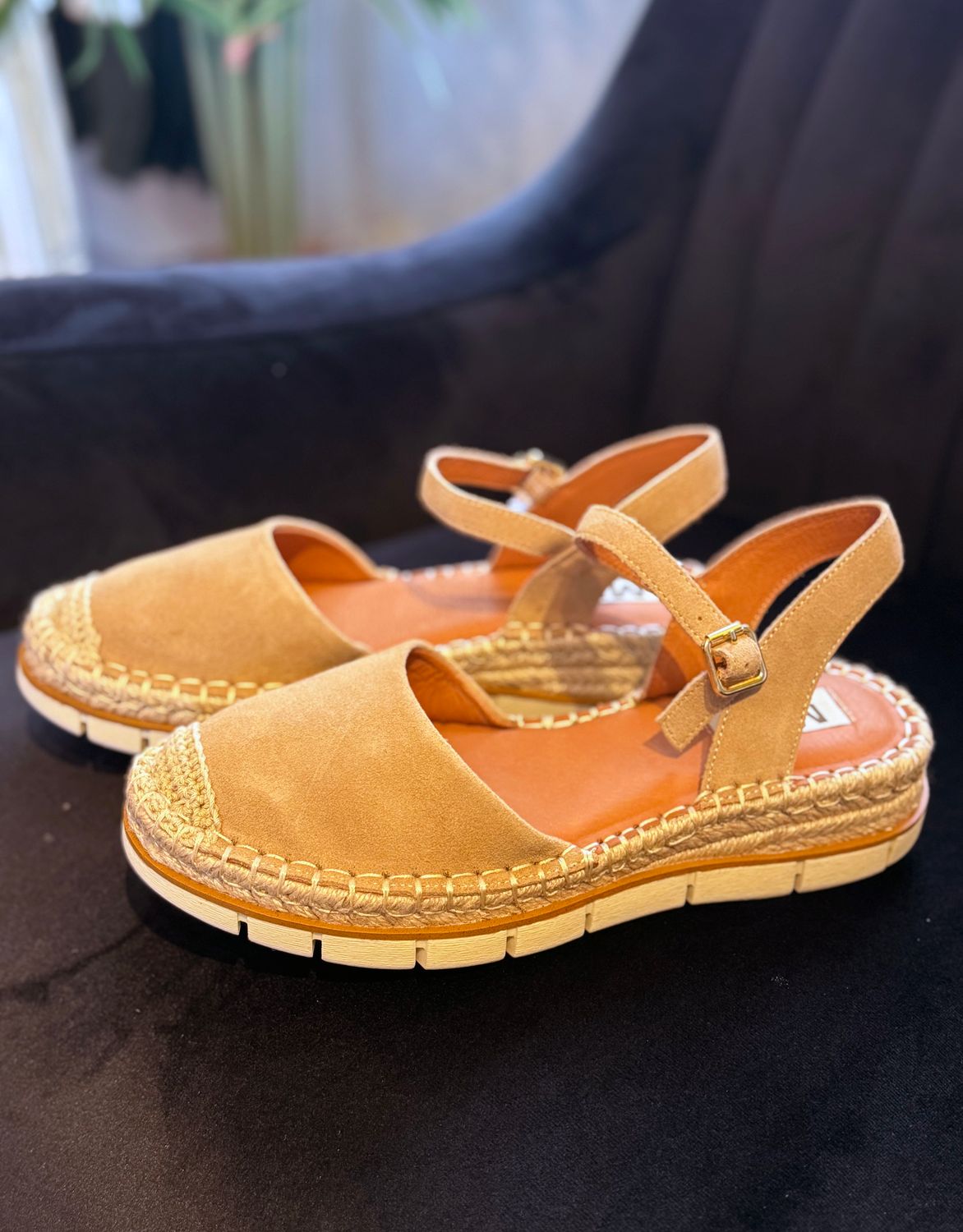 Verona Natural Espadrille Wedge 