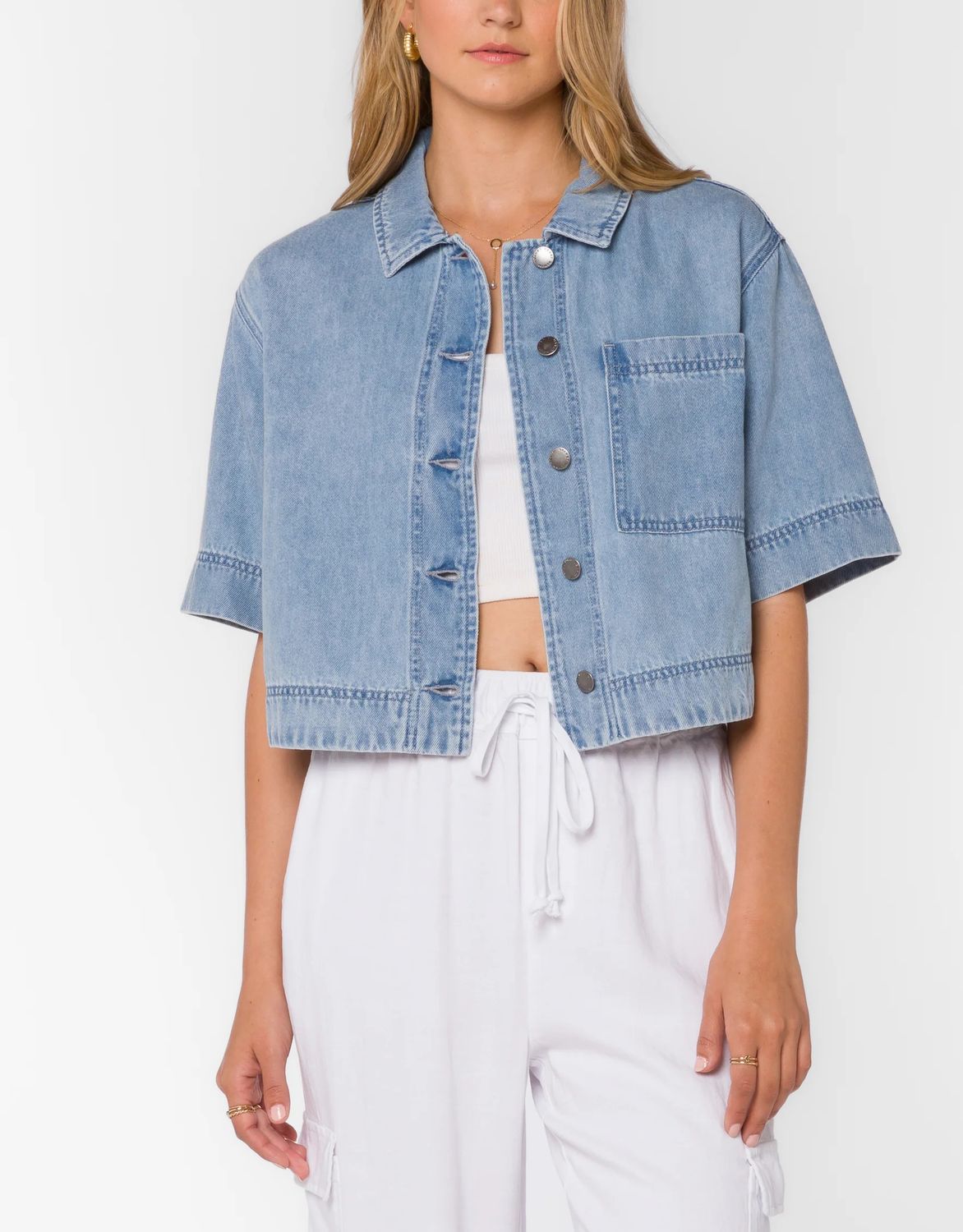 Vintage Cloud Heather Denim Shirt