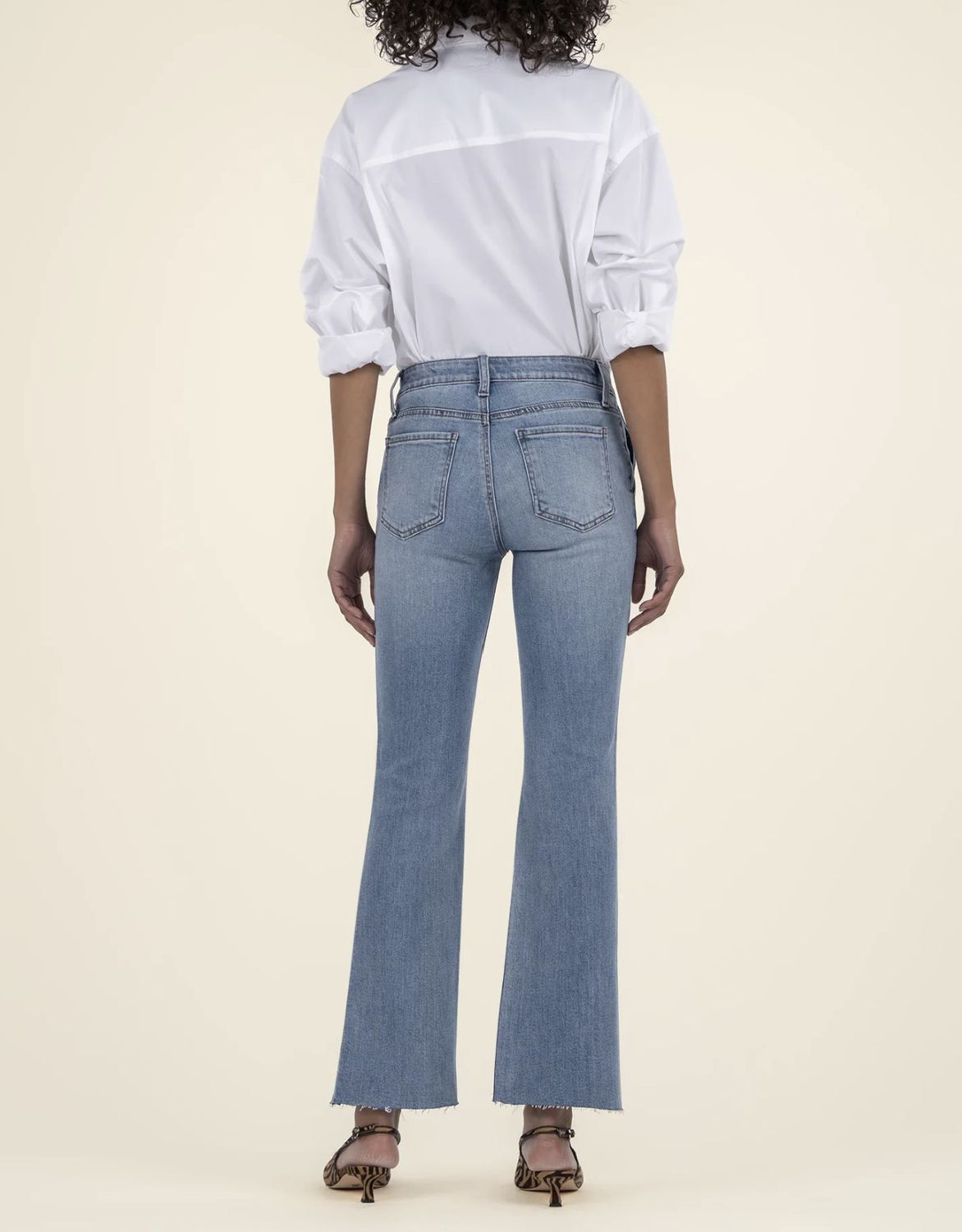 Motivation Kelsey Mid Rise Ankle Flare
