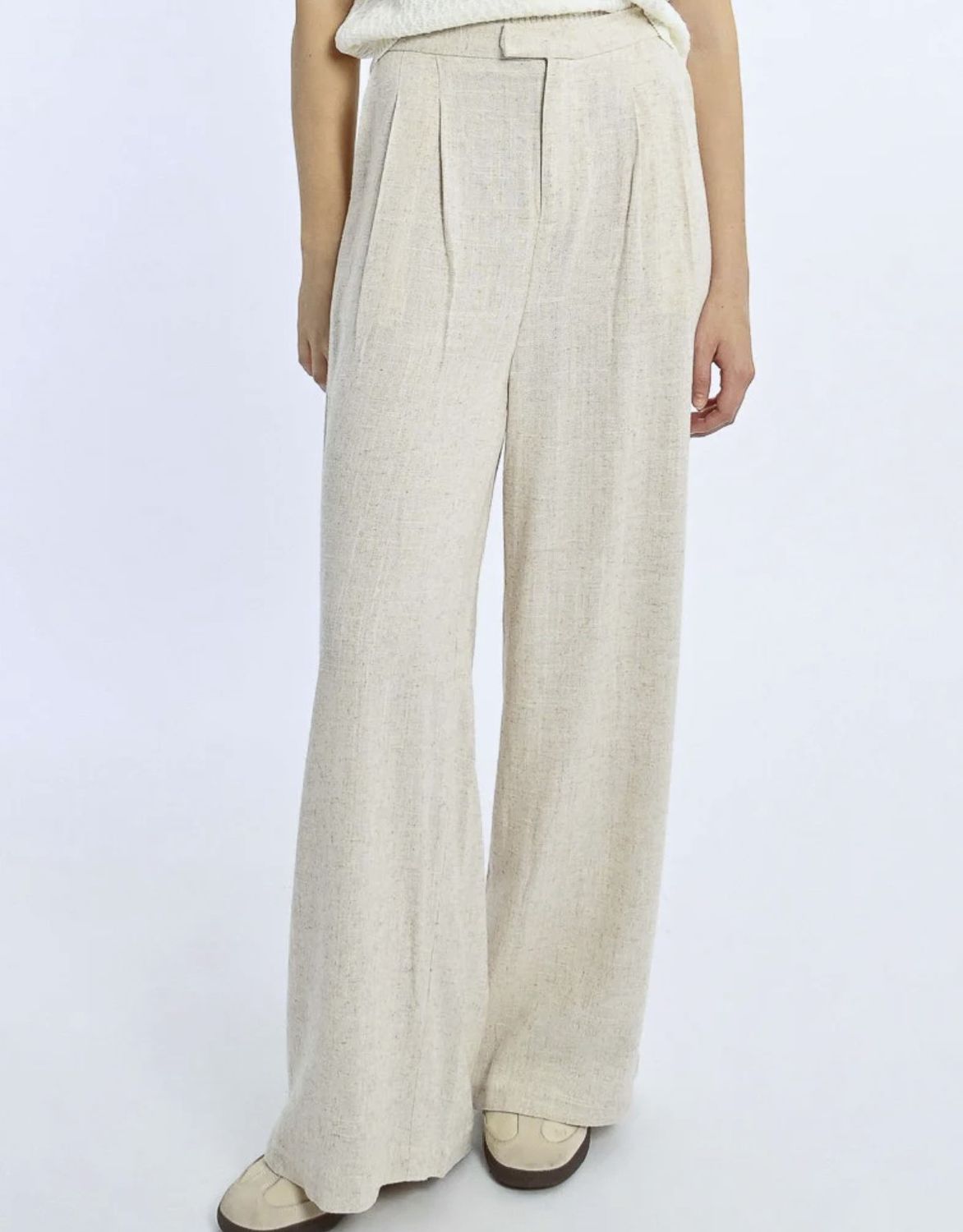 Light Beige Linen Pants