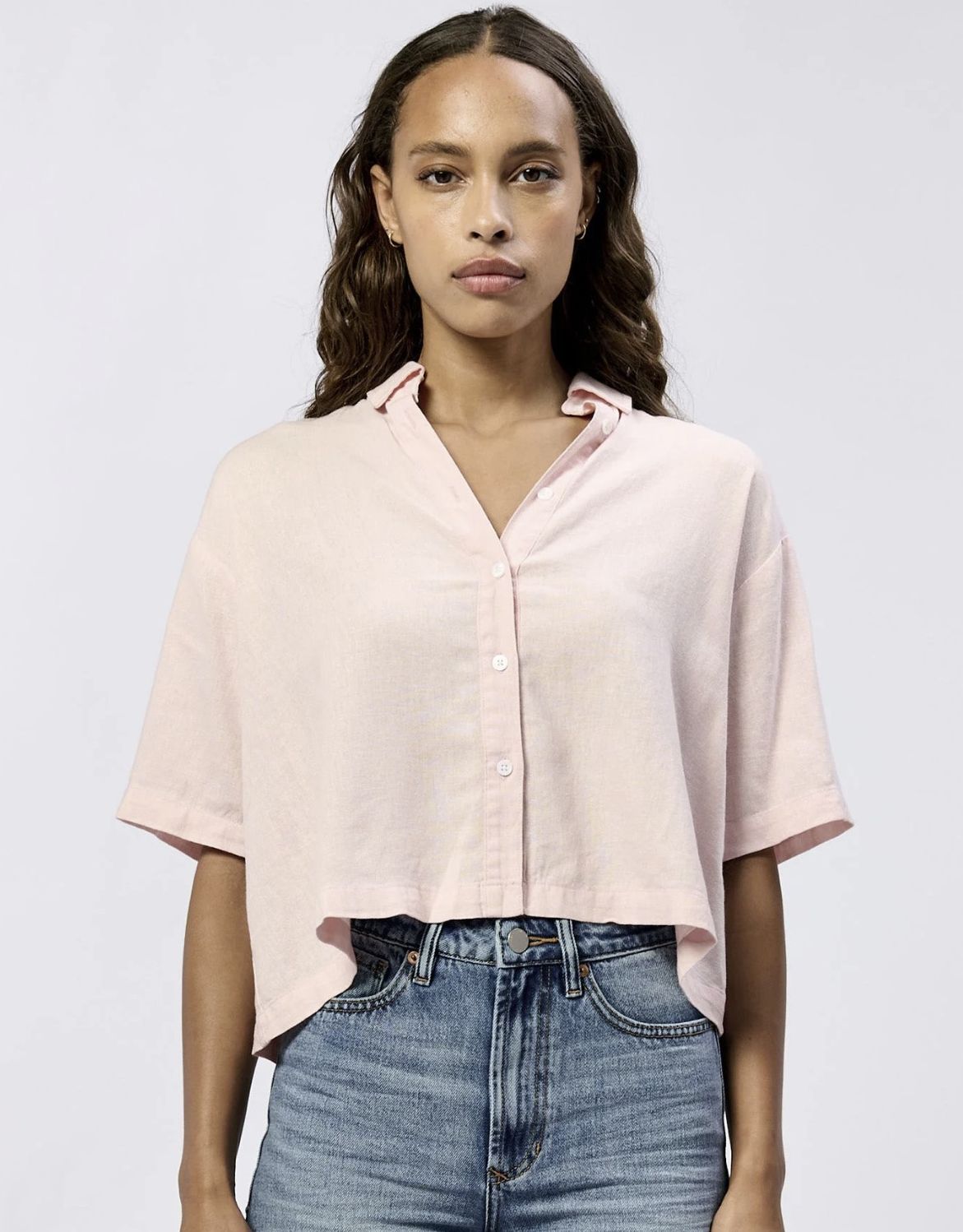 Sepia Rose Ansel Button Up Top