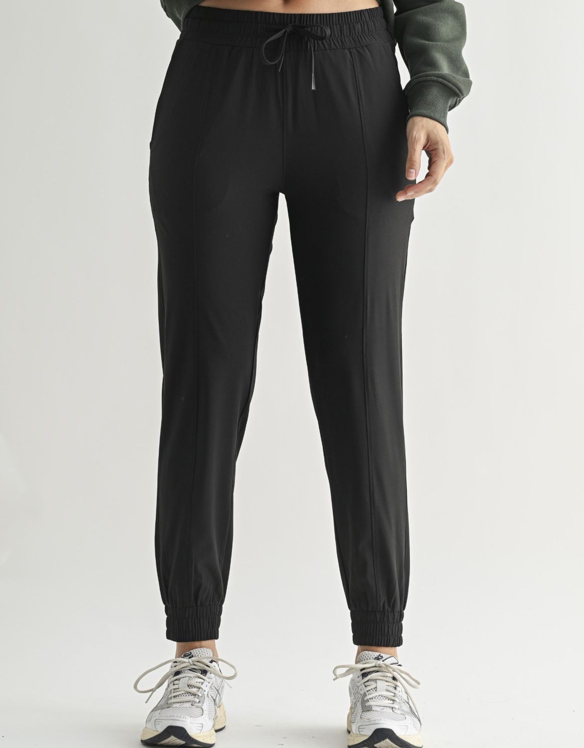 Black Athleisure Joggers