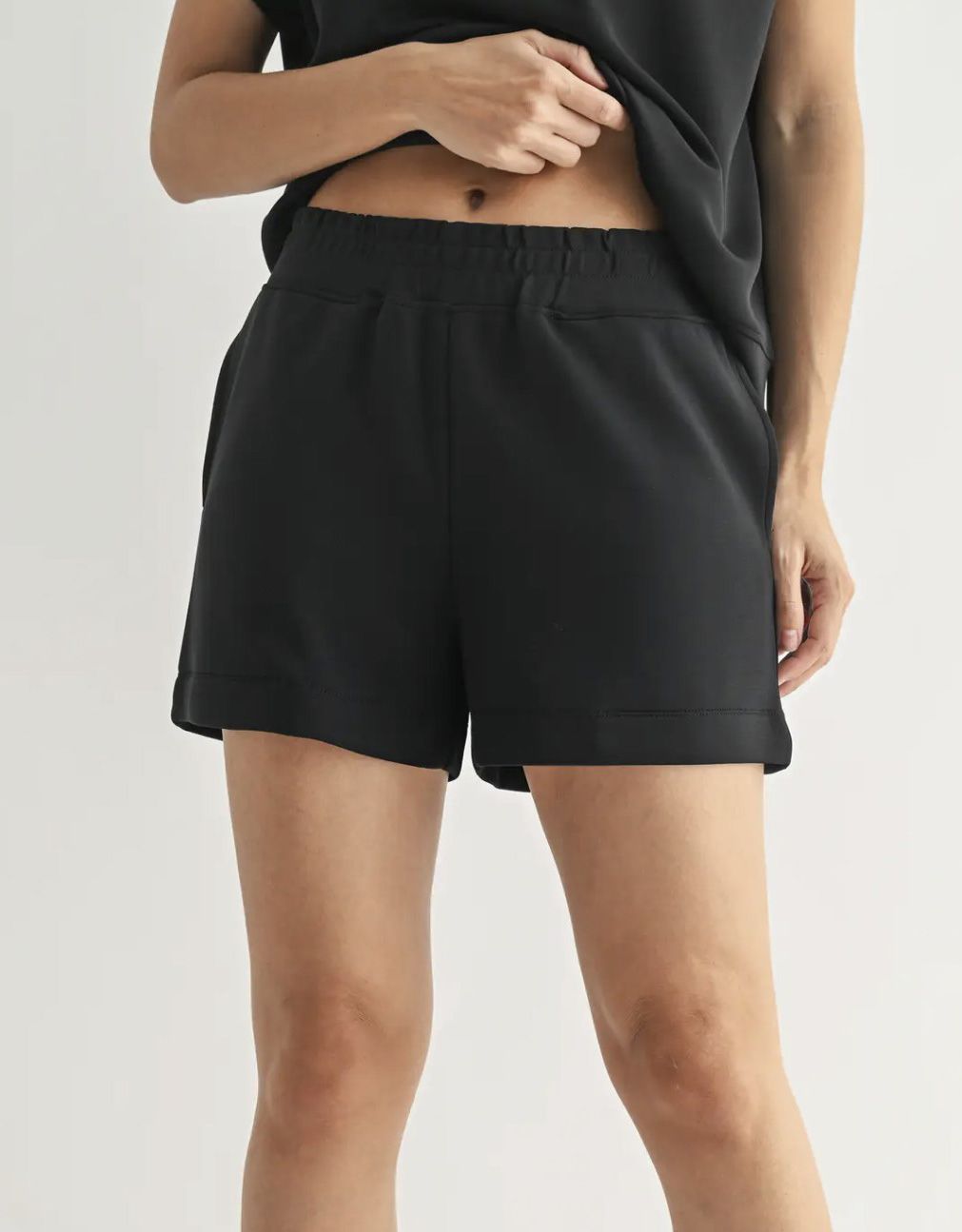 Black Laguna Lounge Shorts