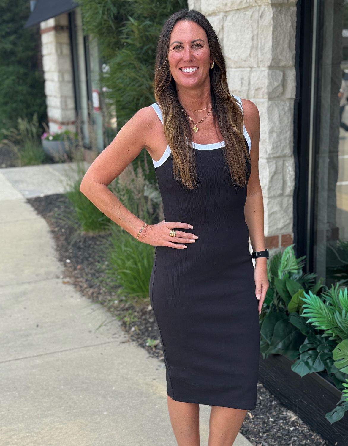 Black Azalea Knit Dress
