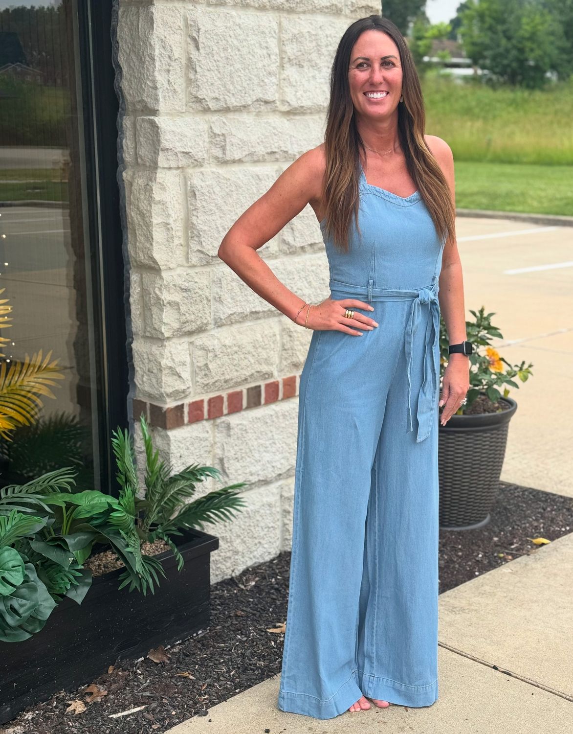 Bijou Blue Artie Jumpsuit