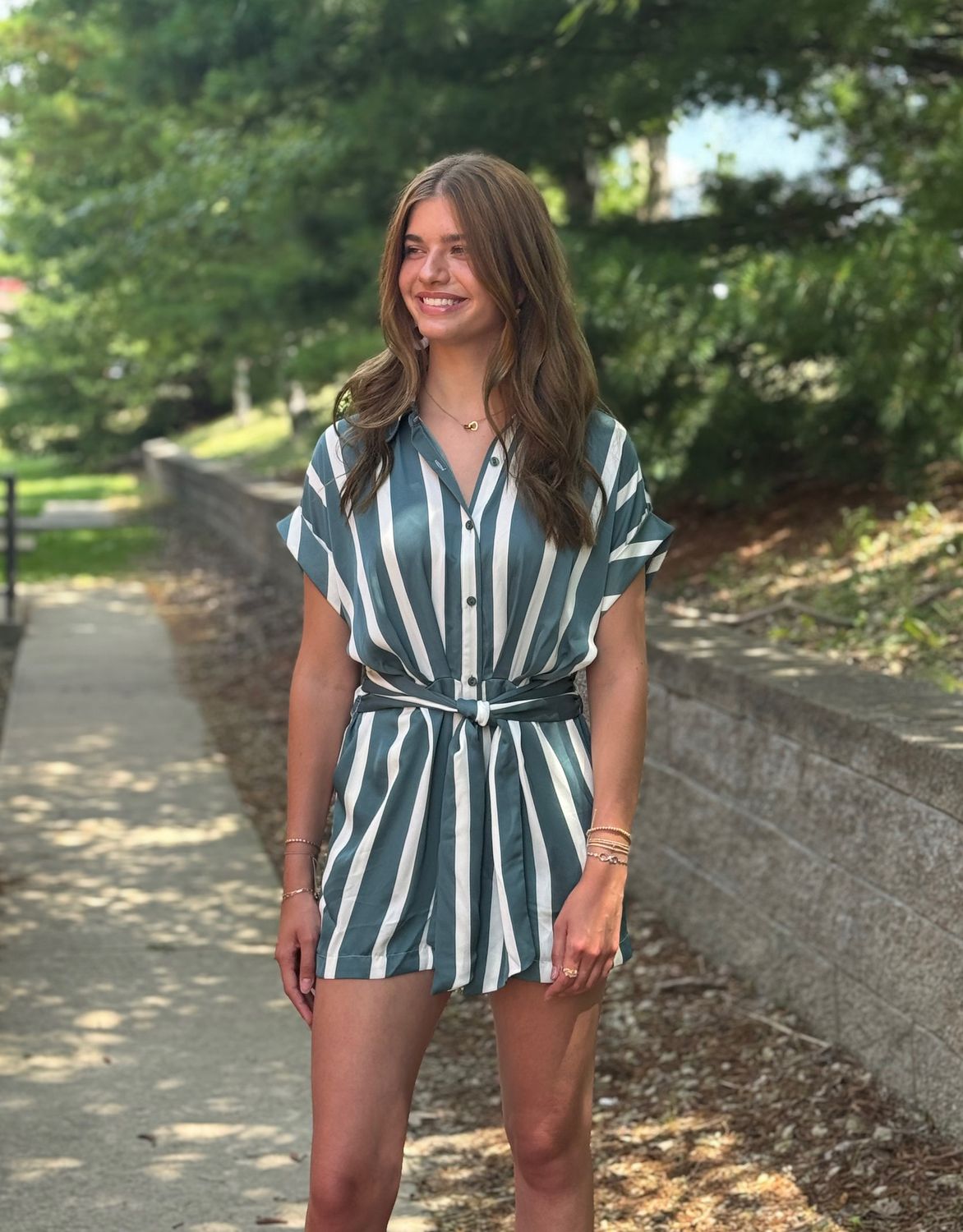 Dusty Teal Tori Romper