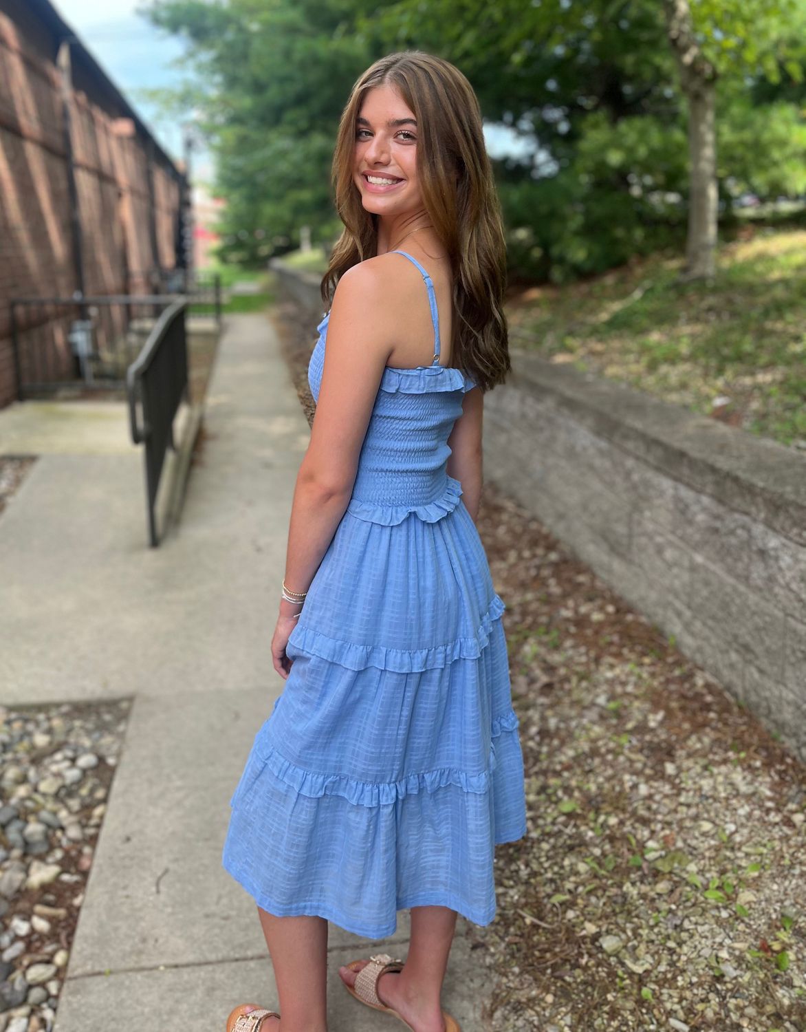 Aurora Blue Nash Dress