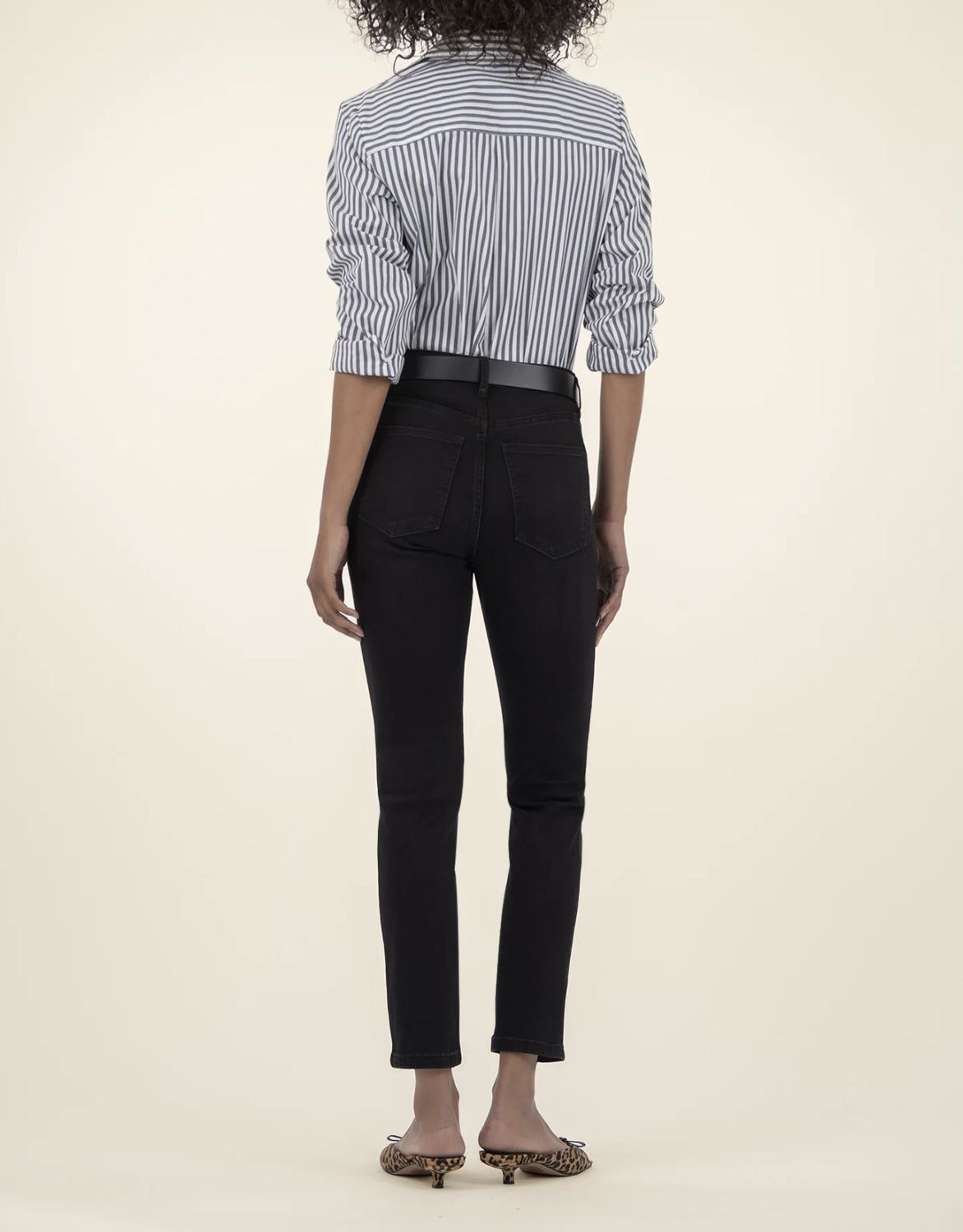 Black Rachael High Rise Mom Jean