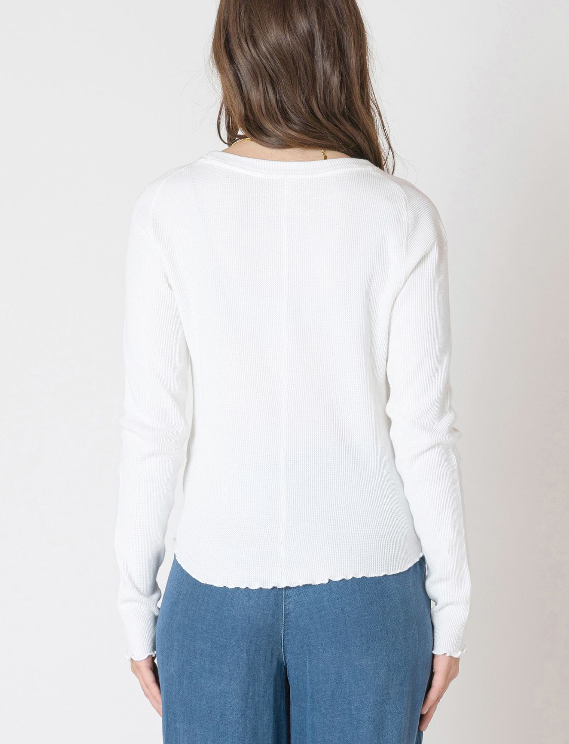 White Thermal Tee