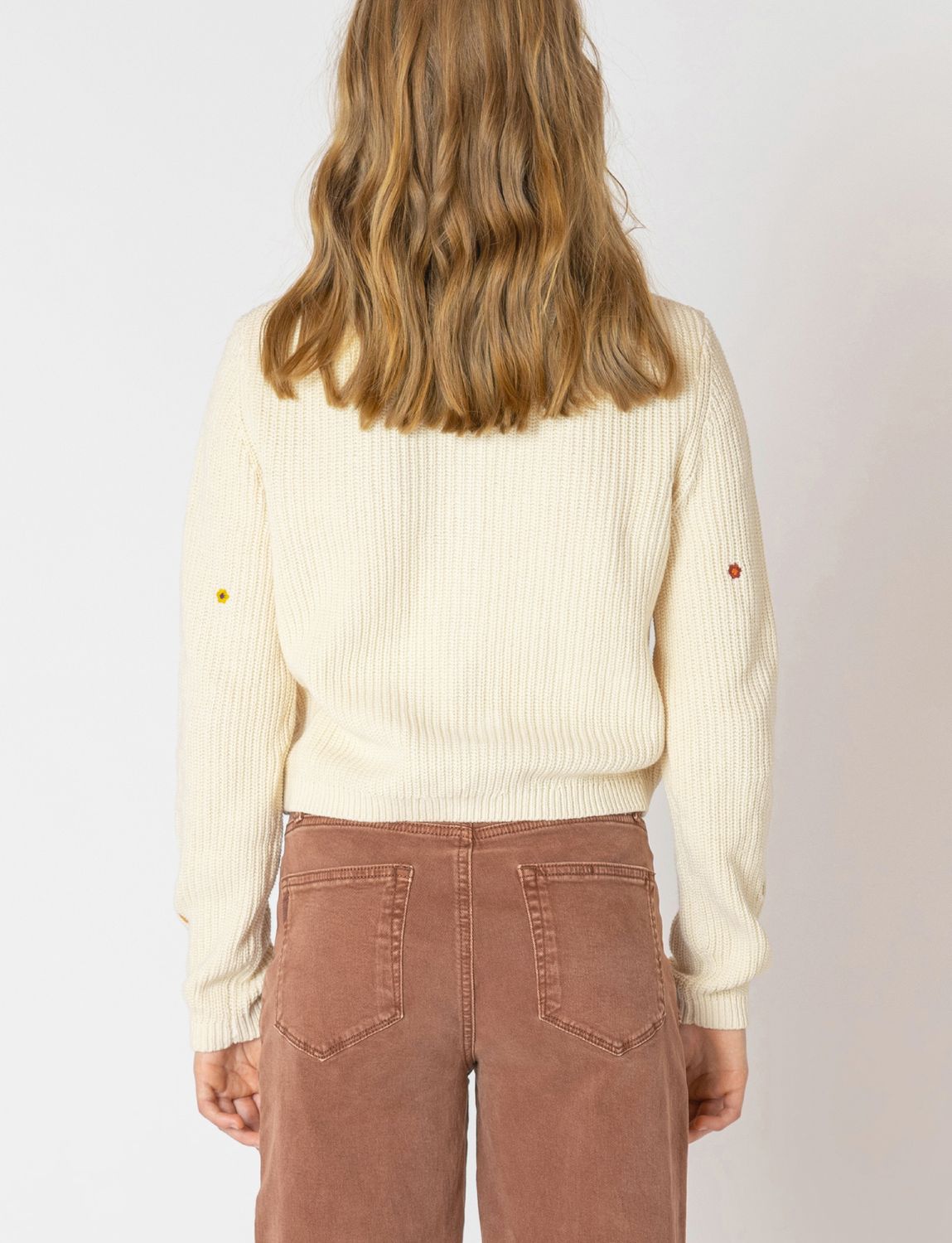 Floral Embroidered Cardigan