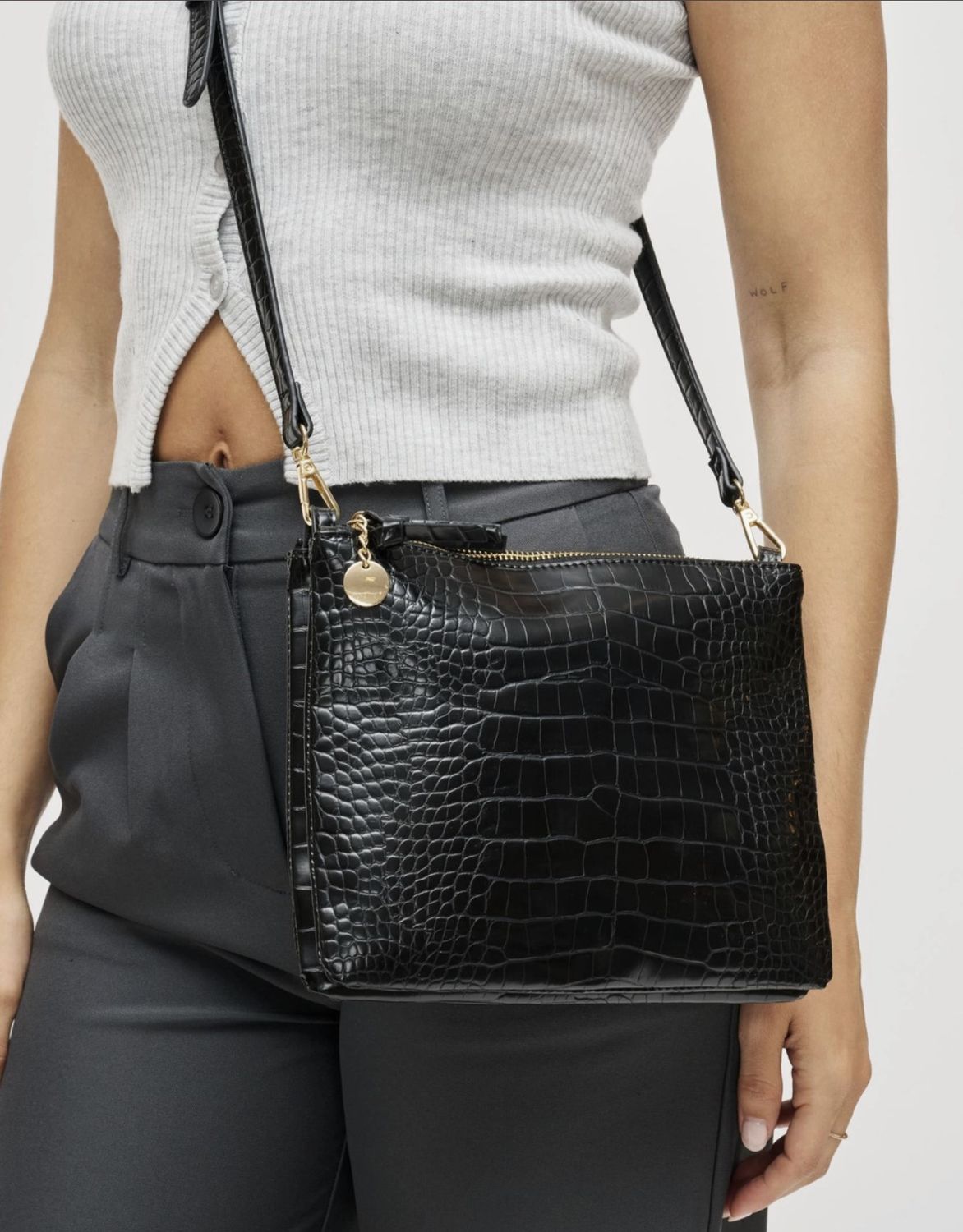Black Judy Crossbody