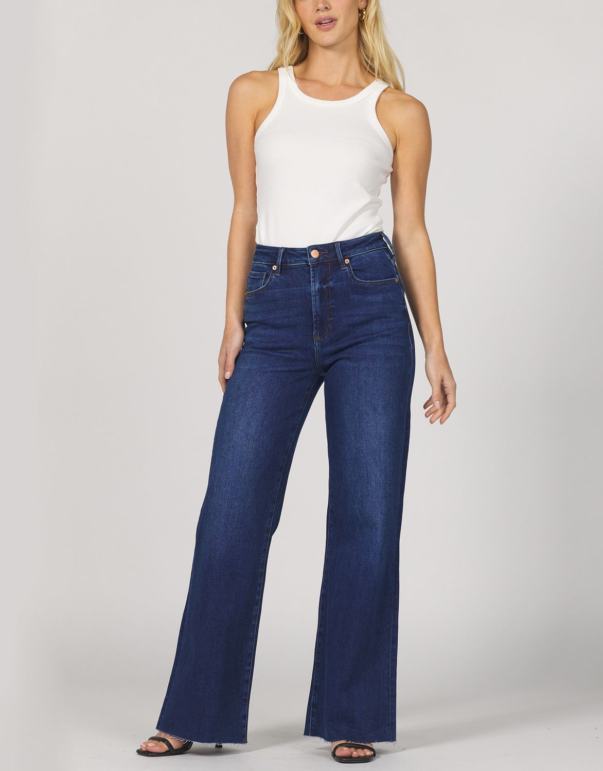 Dark Knight Fiona Wide Leg Denim