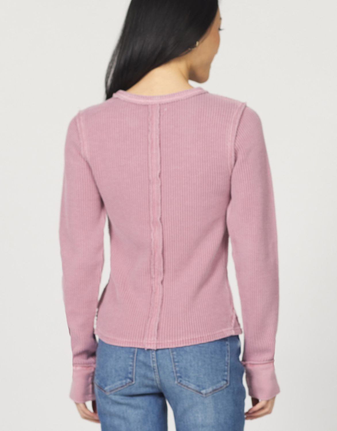 Lilas Ania Waffle Long Sleeve Top
