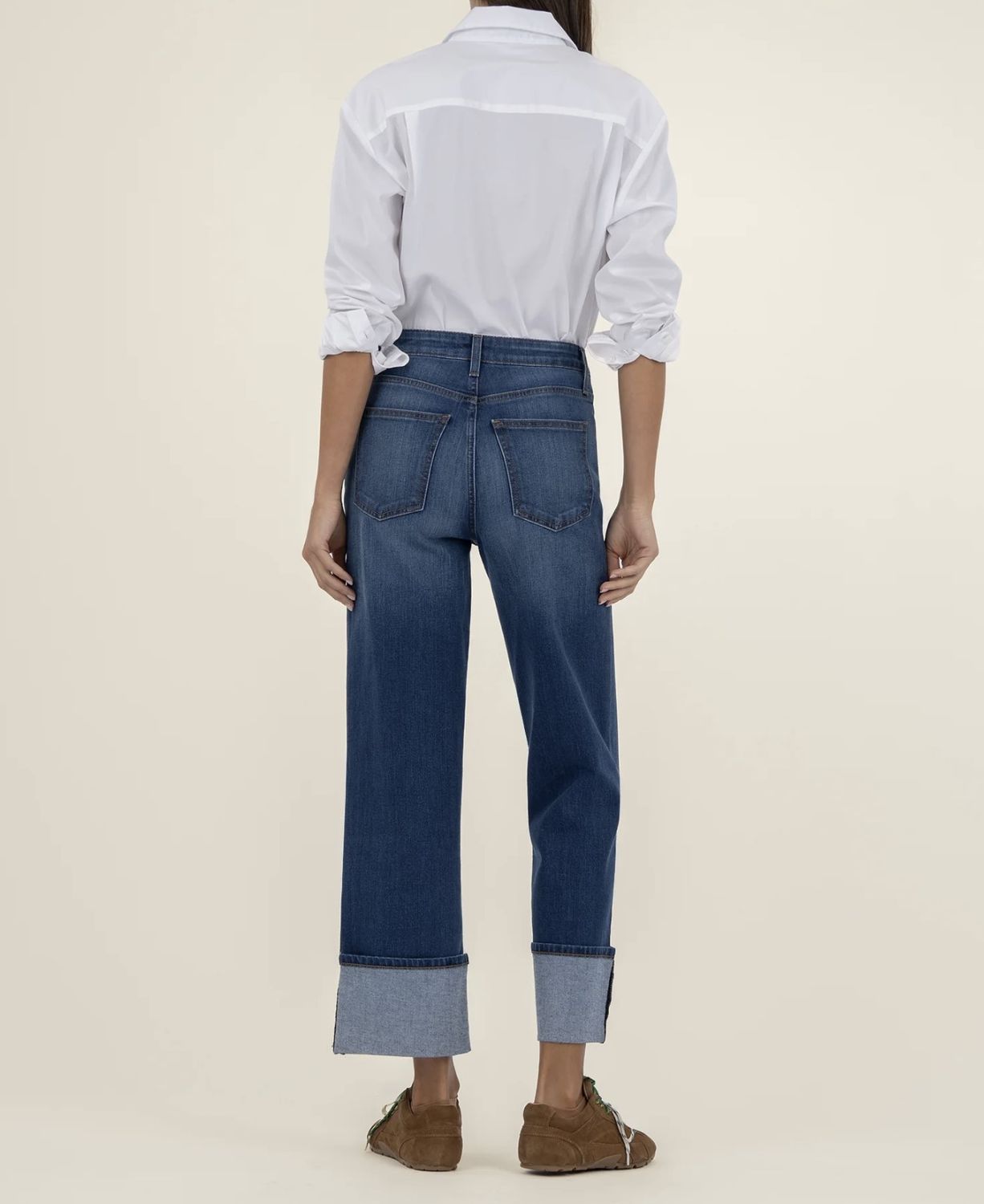 Admire Sienna High Rise Roll Up Straight