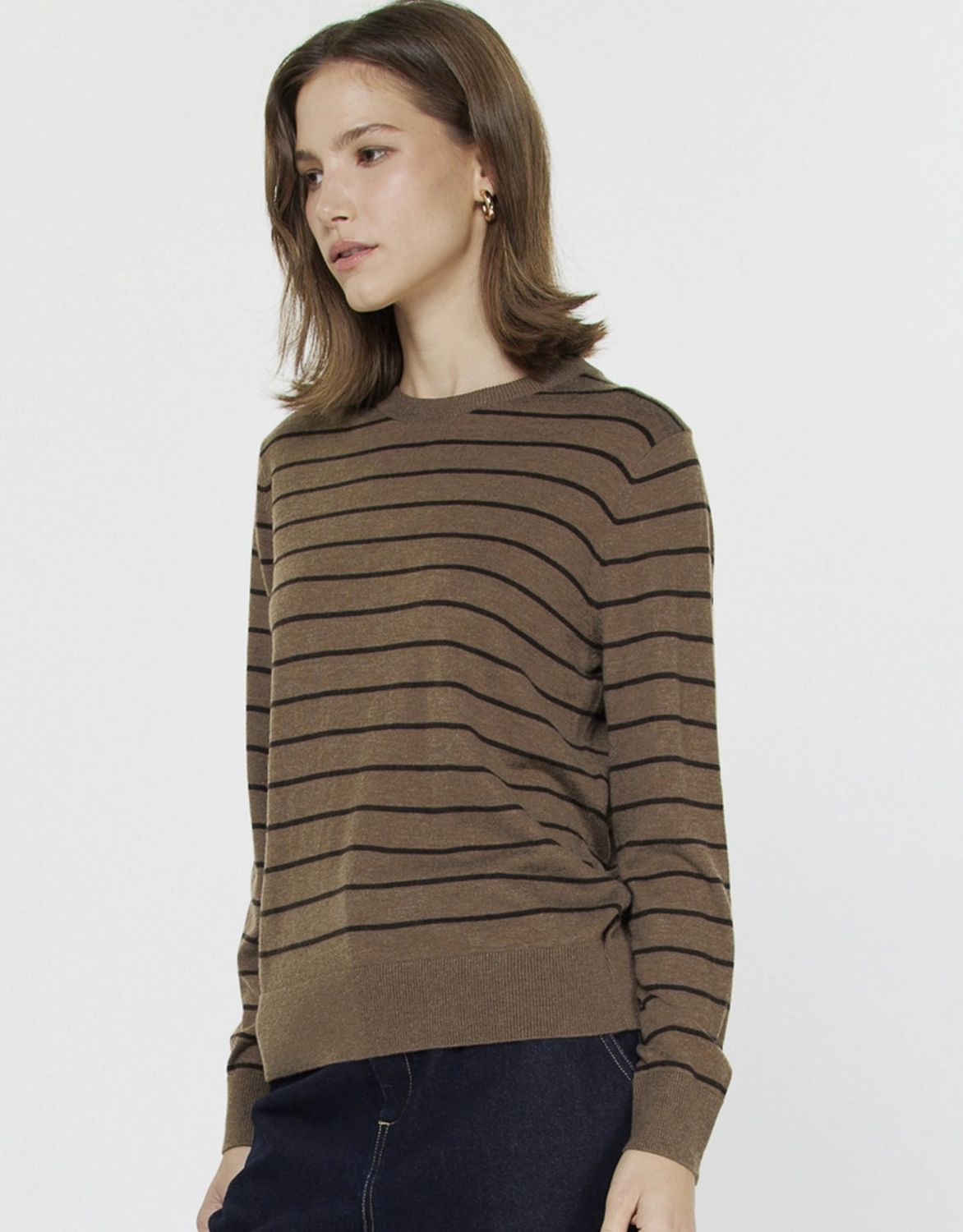 Mocha Brown Pullover Sweater