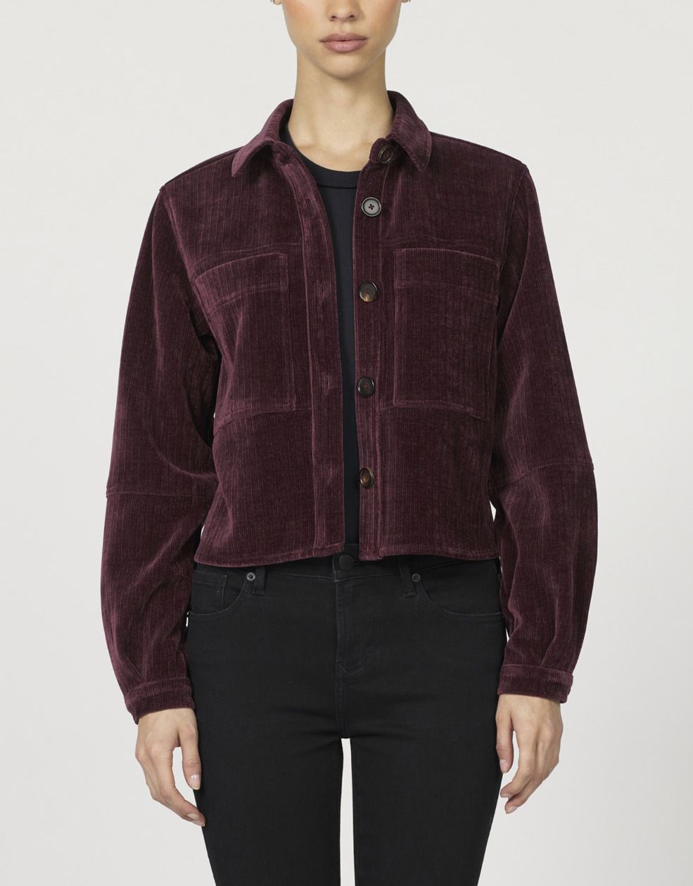 Fig Cropped Gina Jacket