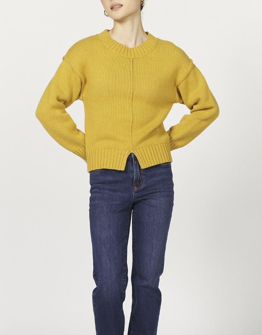 Hera Gold Flake Relaxed Sweater