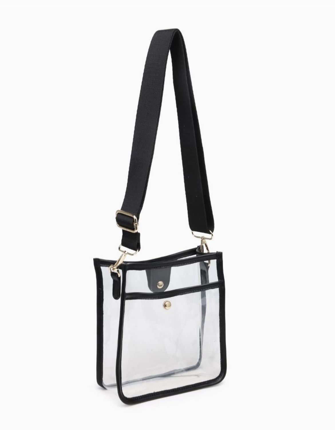 Black Clear Beckham Crossbody