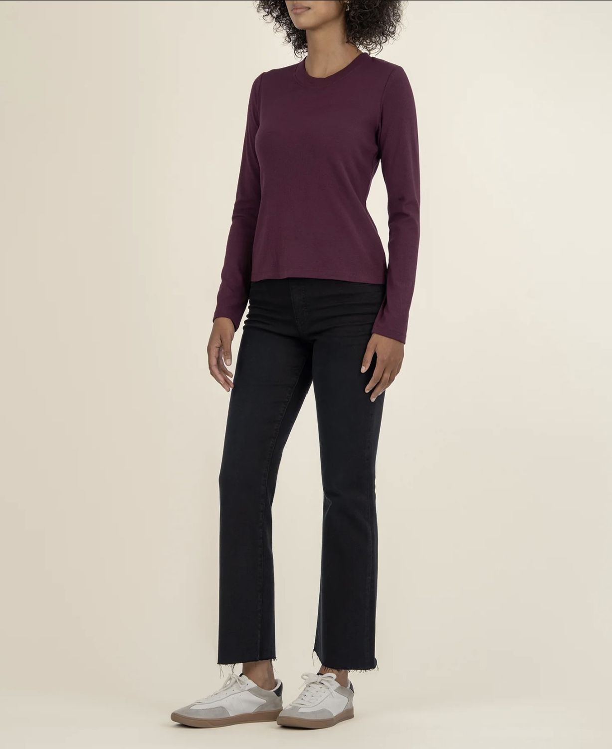 Noelie Scoop Long Sleeve Top