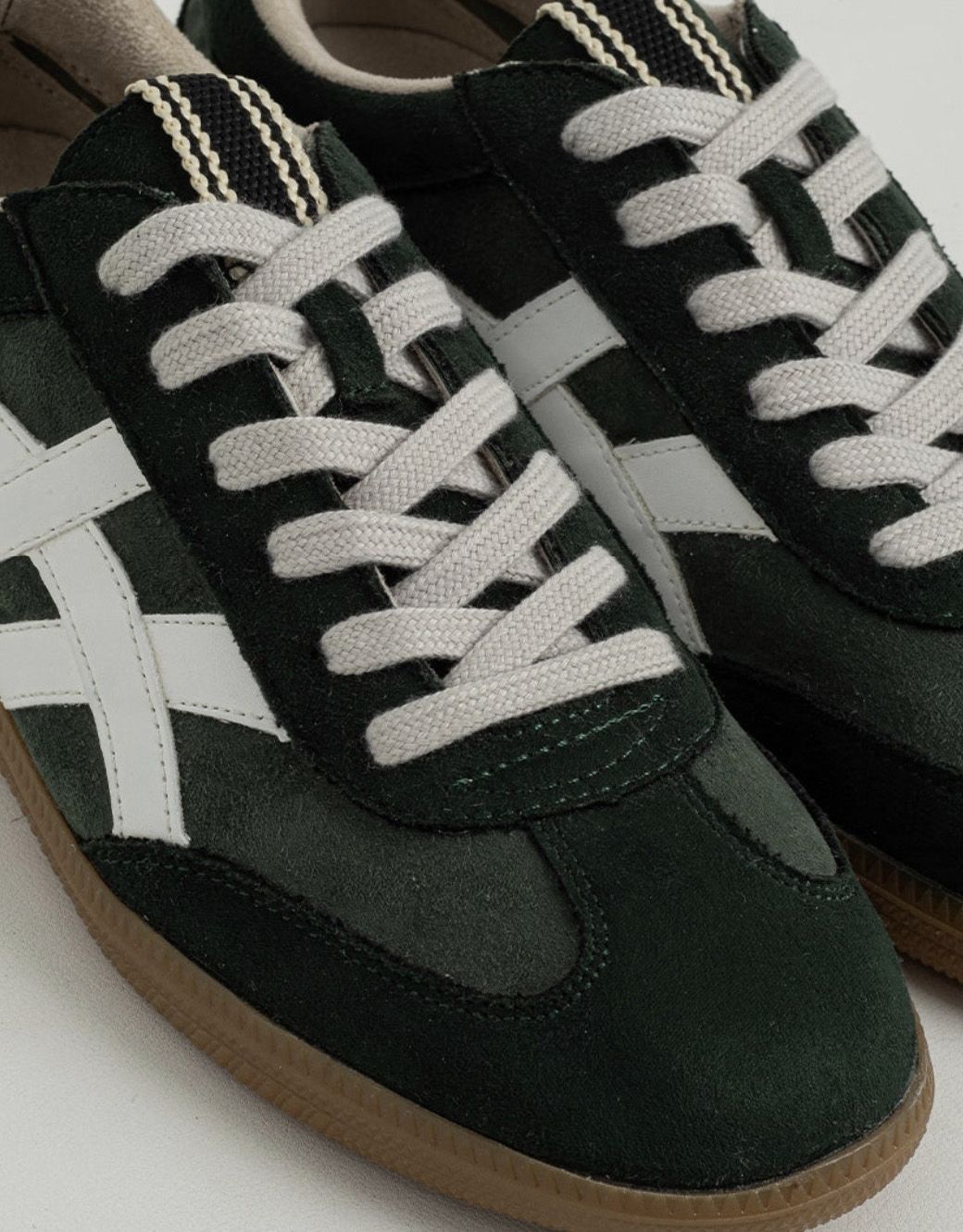 Sasha Green Suede Sneaker
