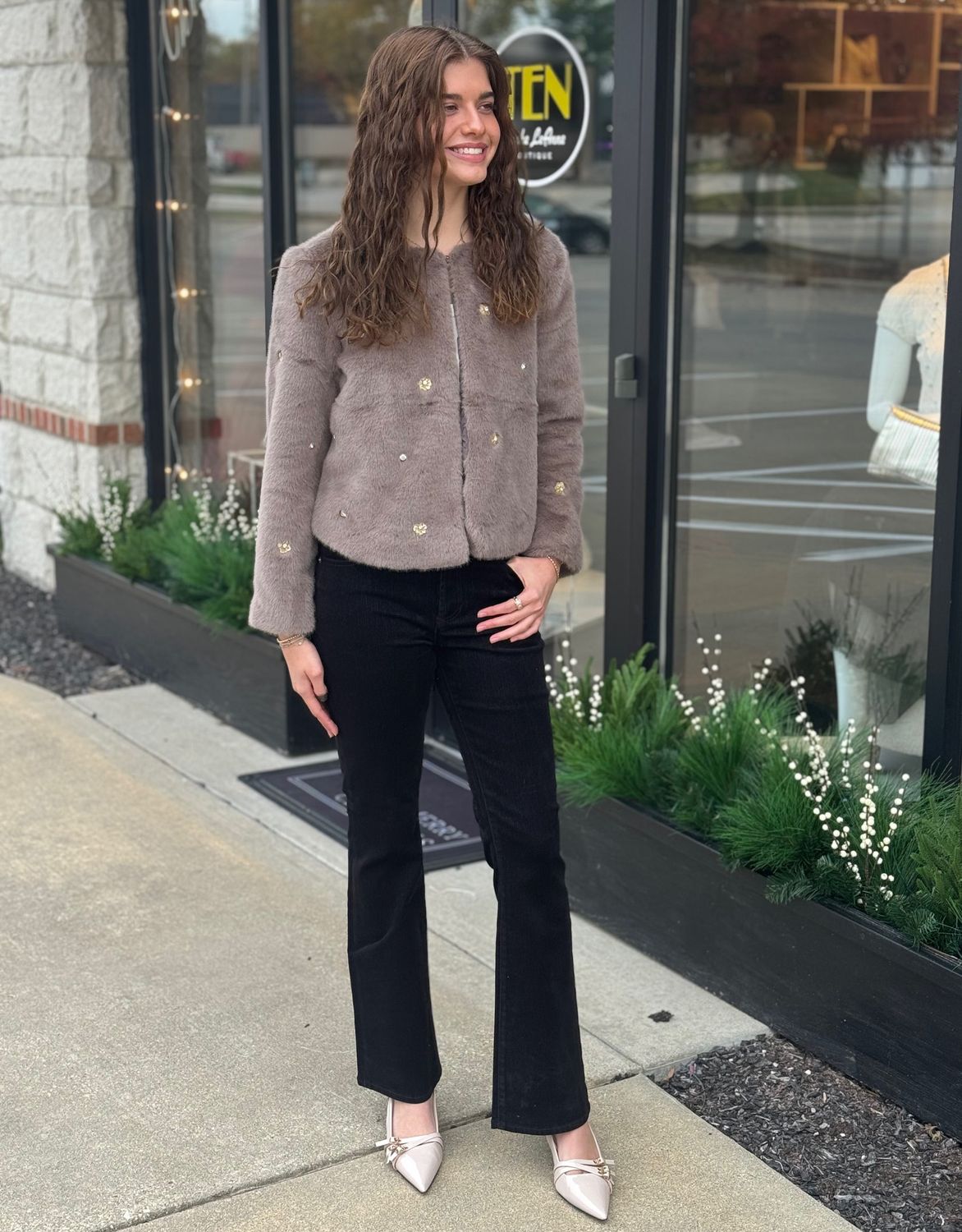 Black Jaxtyn Mid Rise Bootcut