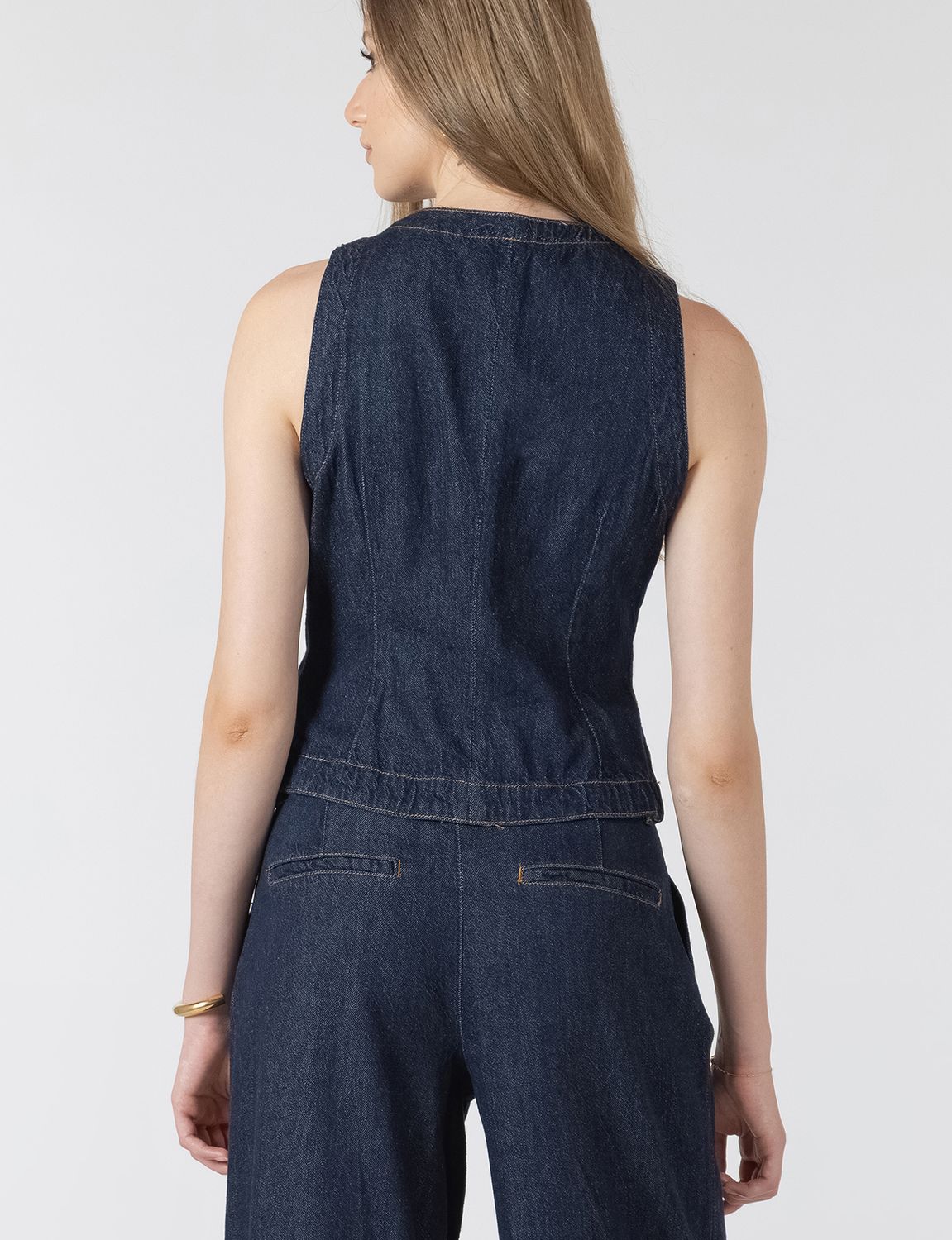 Eclipse Wash Light Weight Denim Vest