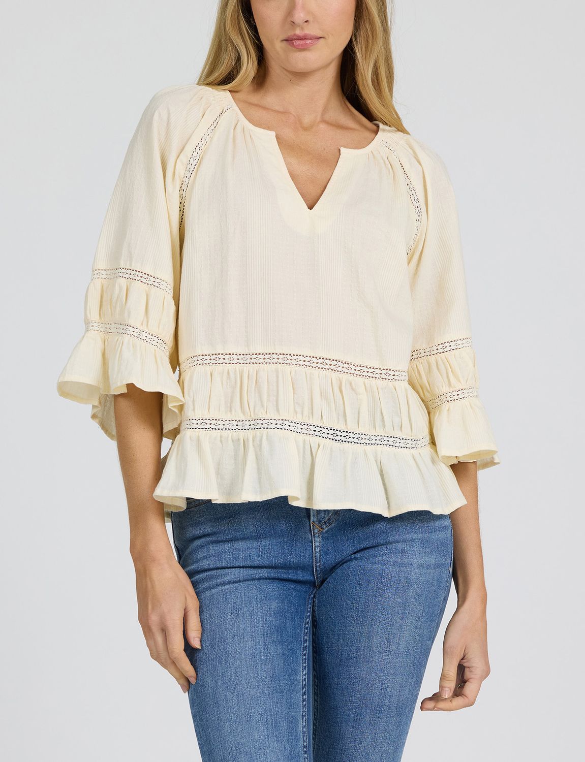 Pale Yellow Sybil Blouse
