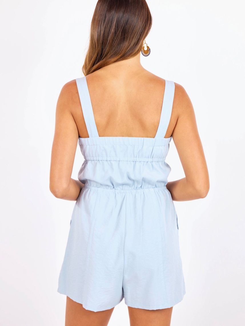 Light Blue Desert Willow Romper