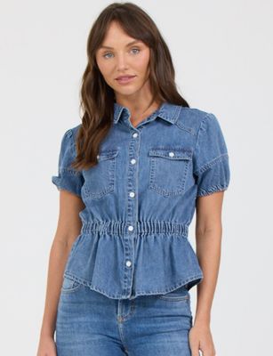Medium Indigo Nikita Denim Top