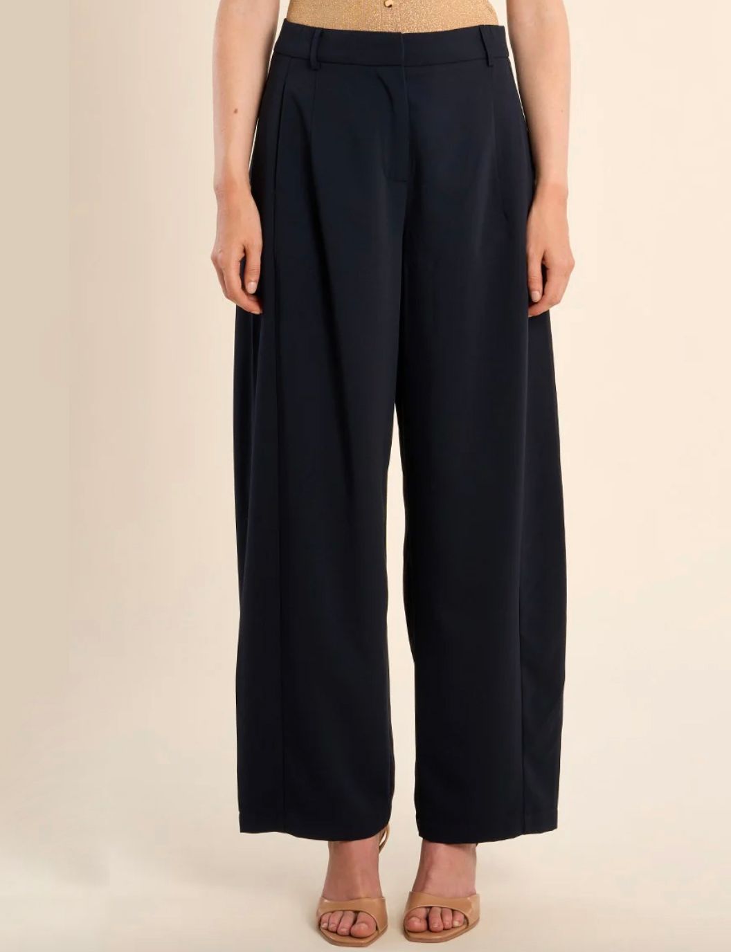 Navy Woven Pants