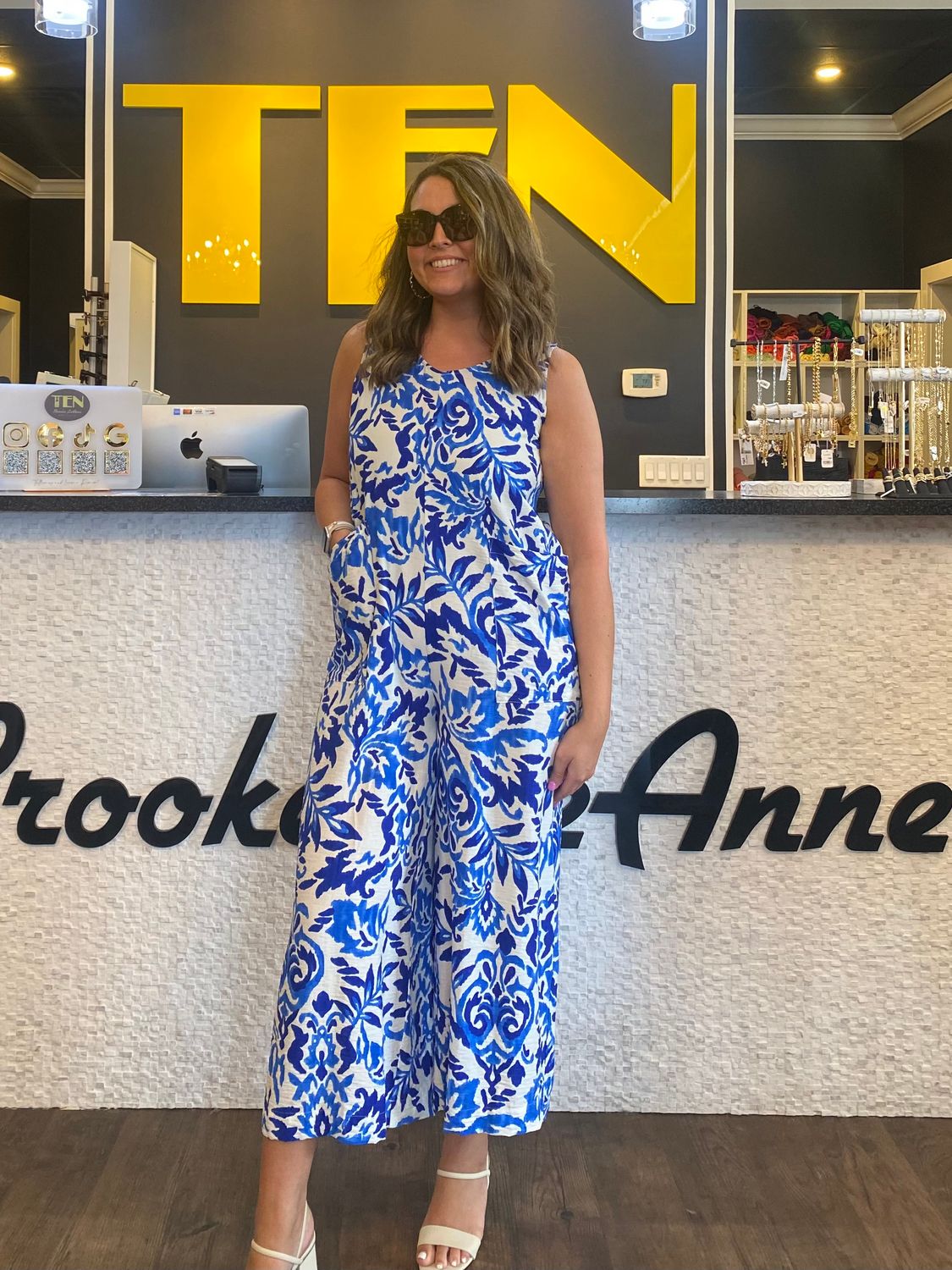 Blue Alizee Jumpsuit