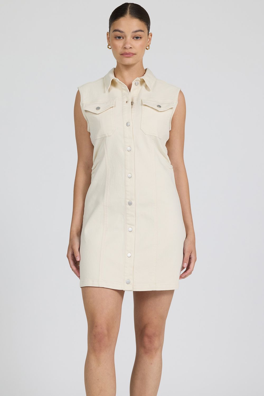 Wheat Saira Denim Dress