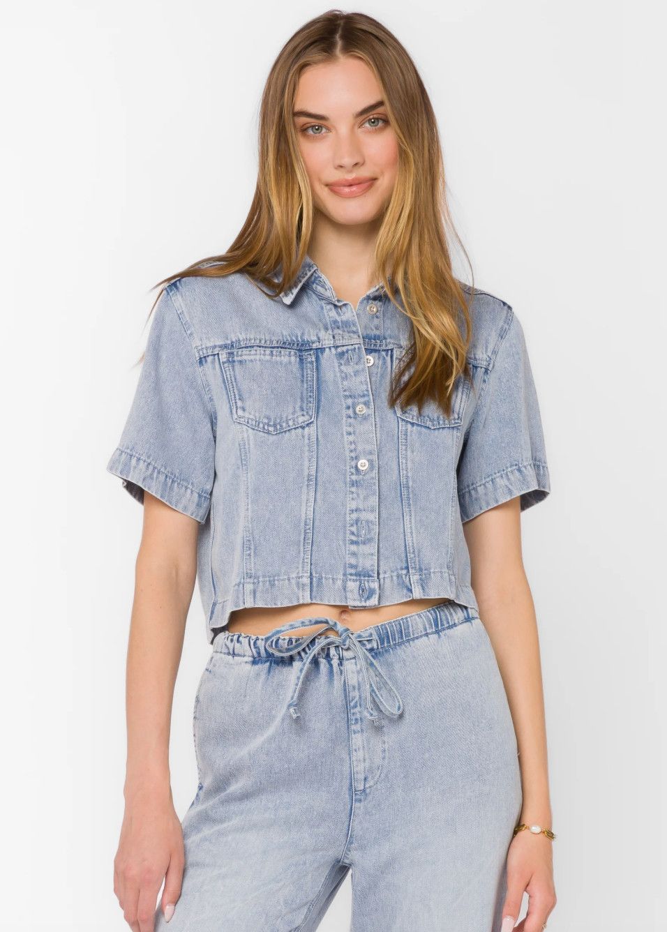 Artic Ice Twinkle Denim Shirt