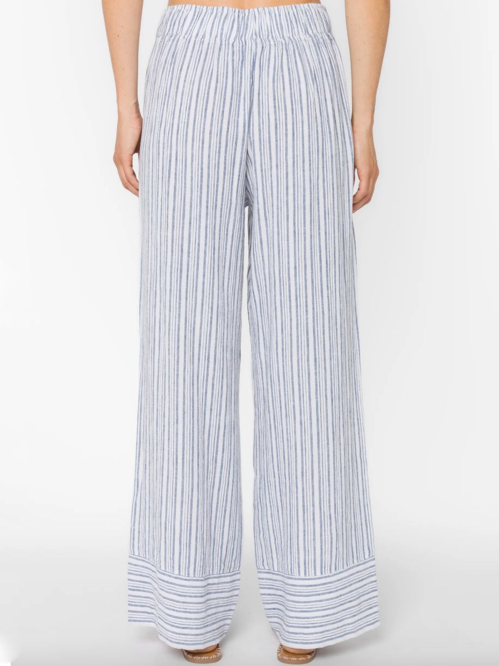 Washed Blue Stripe Pants