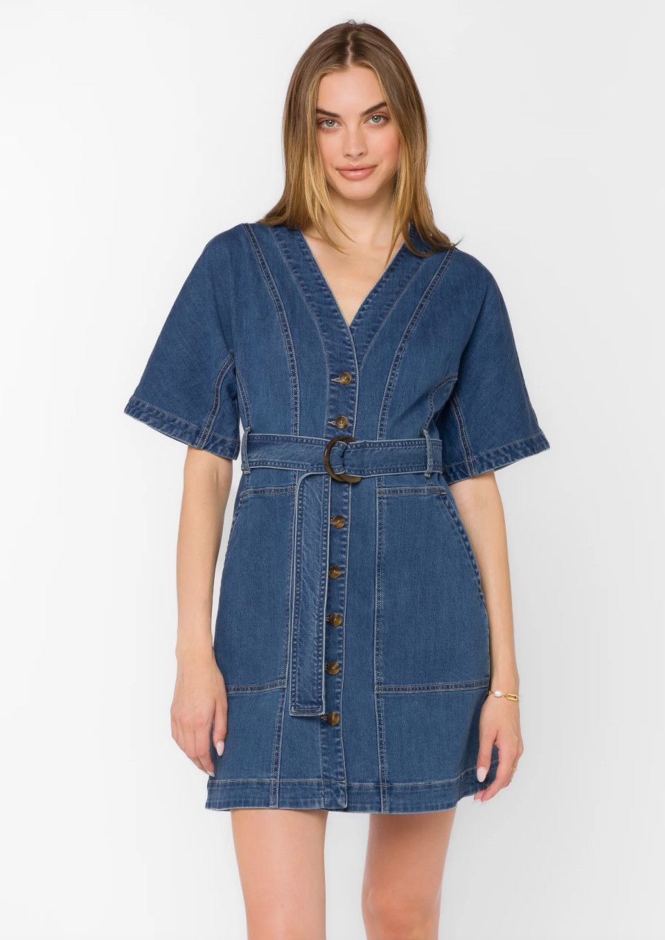 Vintage Havana Kaulana Denim Dress
