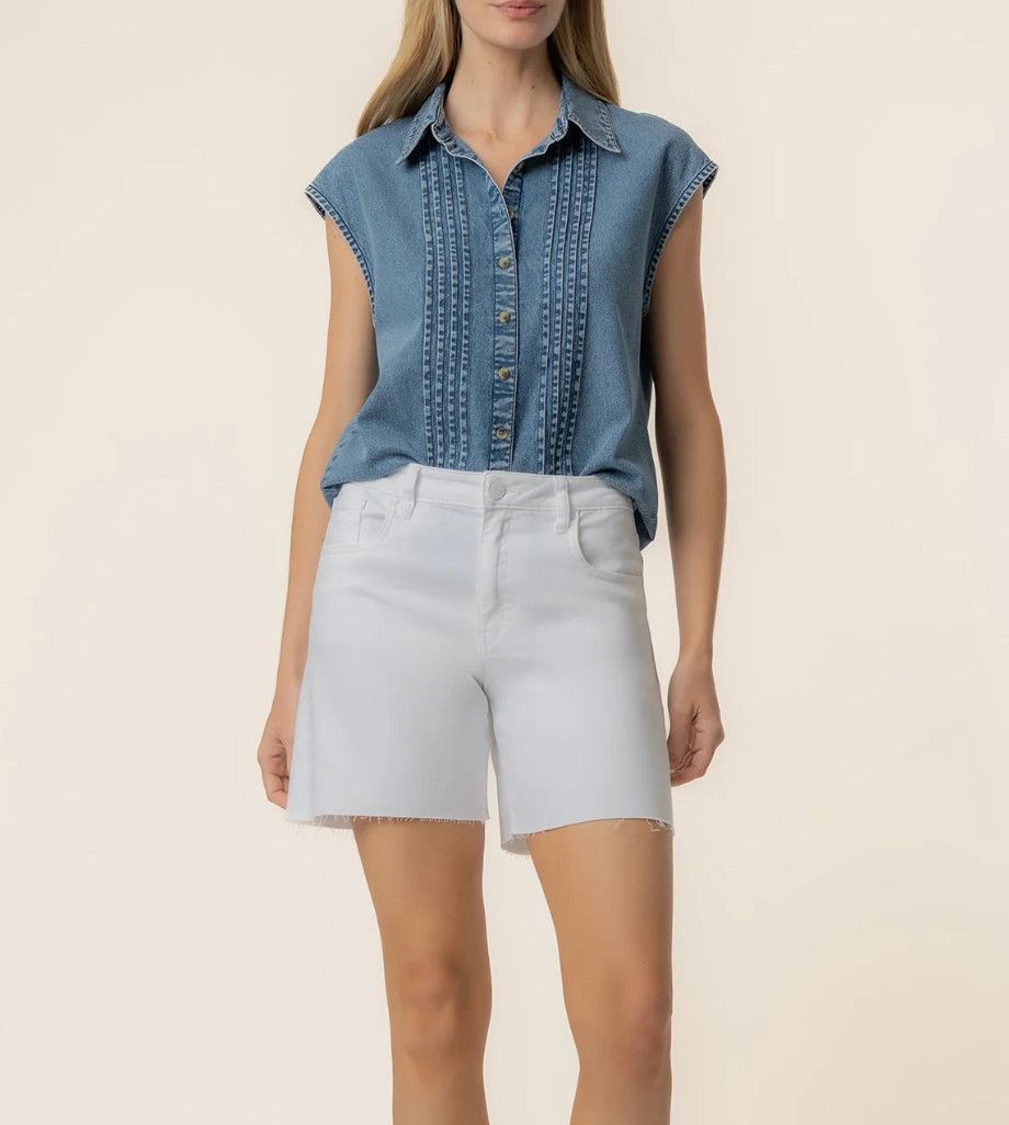 Penelope Beaming Chambray Top