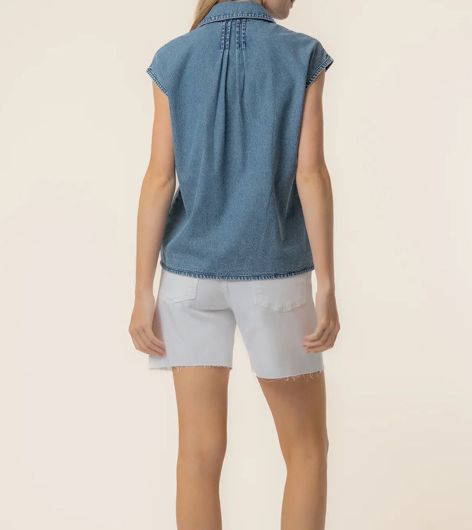 Penelope Beaming Chambray Top