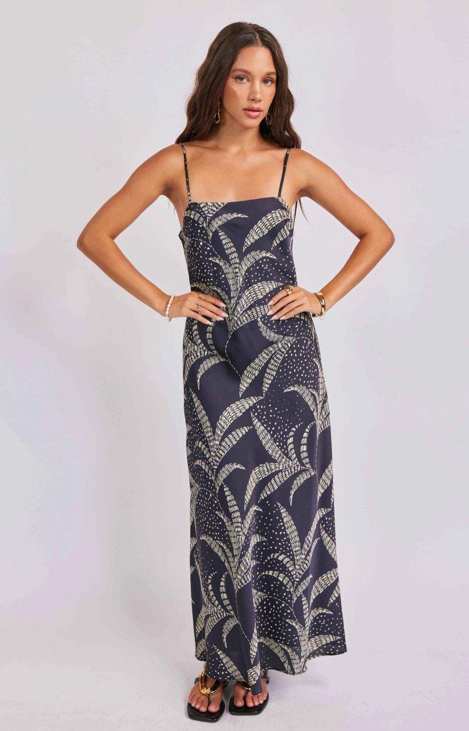 Navy and Oatmeal Nautical Maxi 