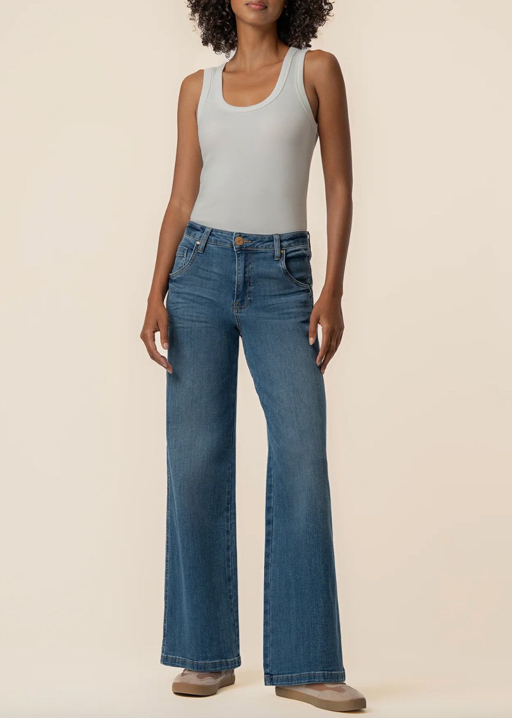 Incandescent Jean High Rise Wide Leg Jeans