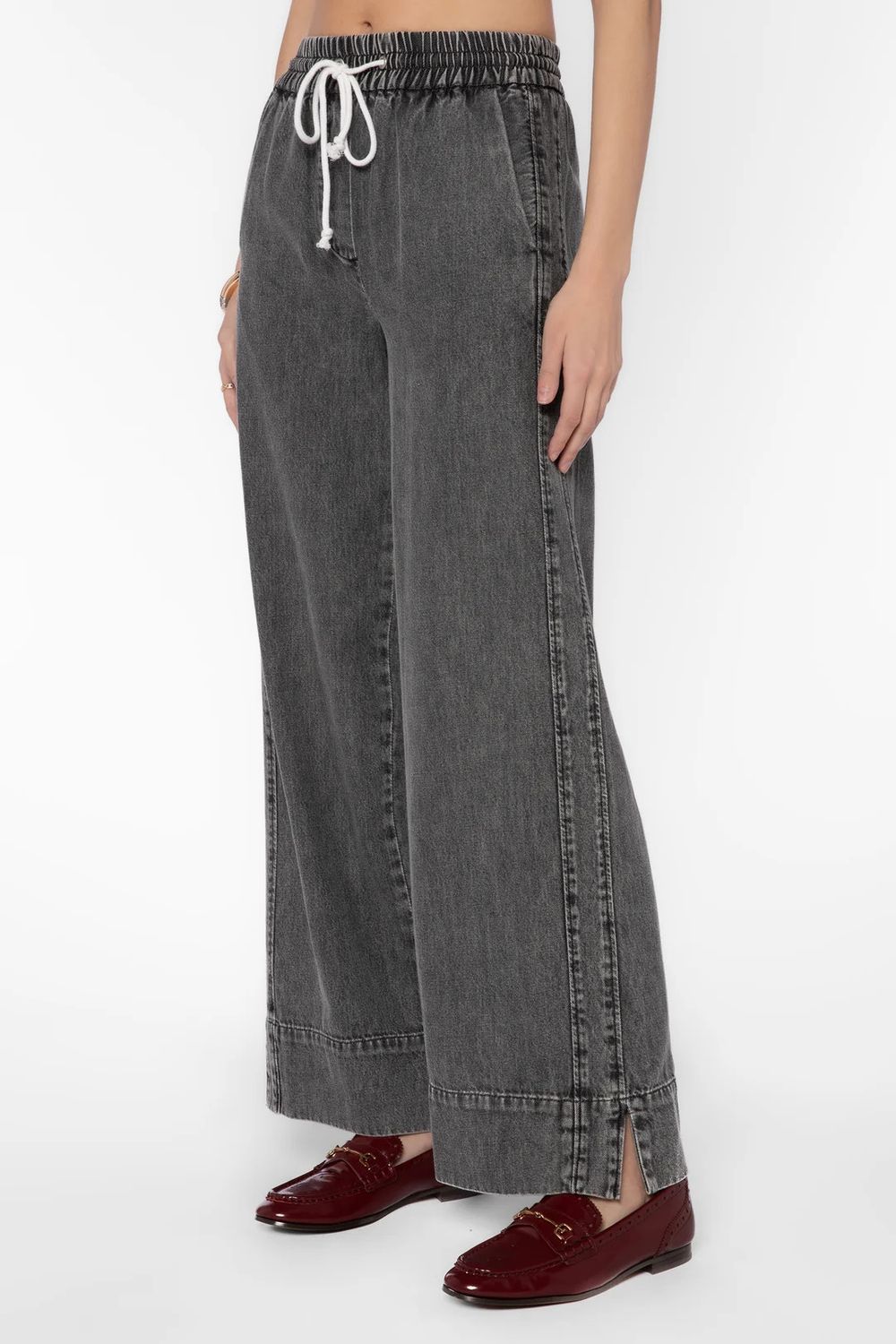 Grey Drawstring Pants