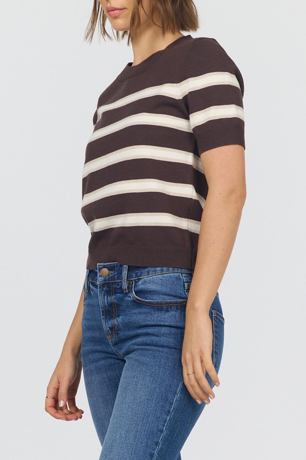 Chocolate Amaris Relaxed Fit Sweater Top