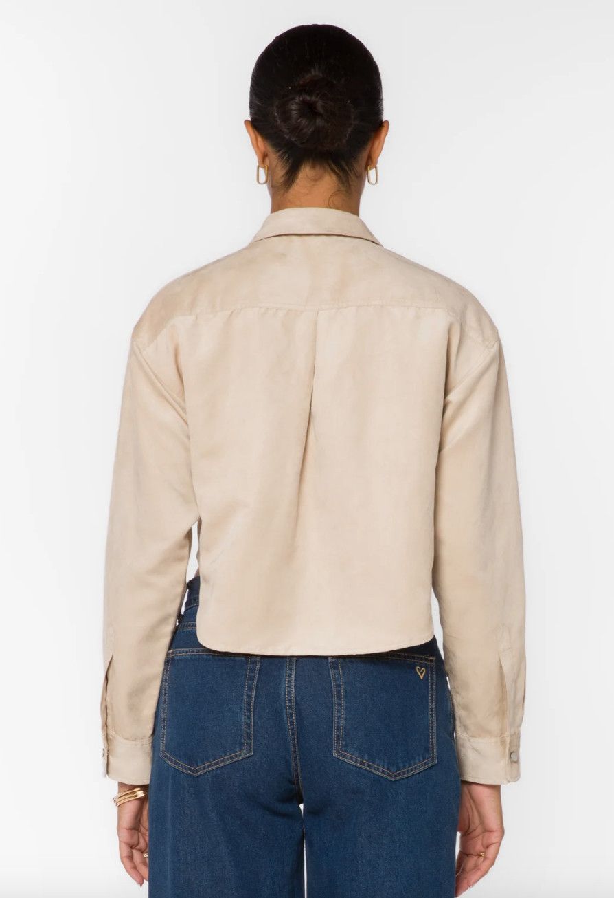 Ecru Button Up Top