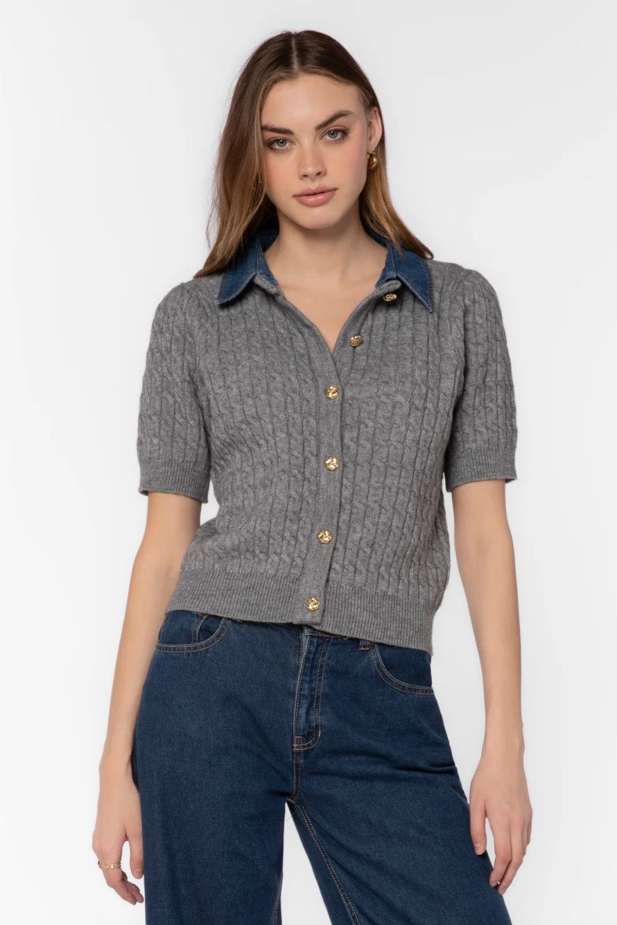 Heather Grey Rosie Cardigan