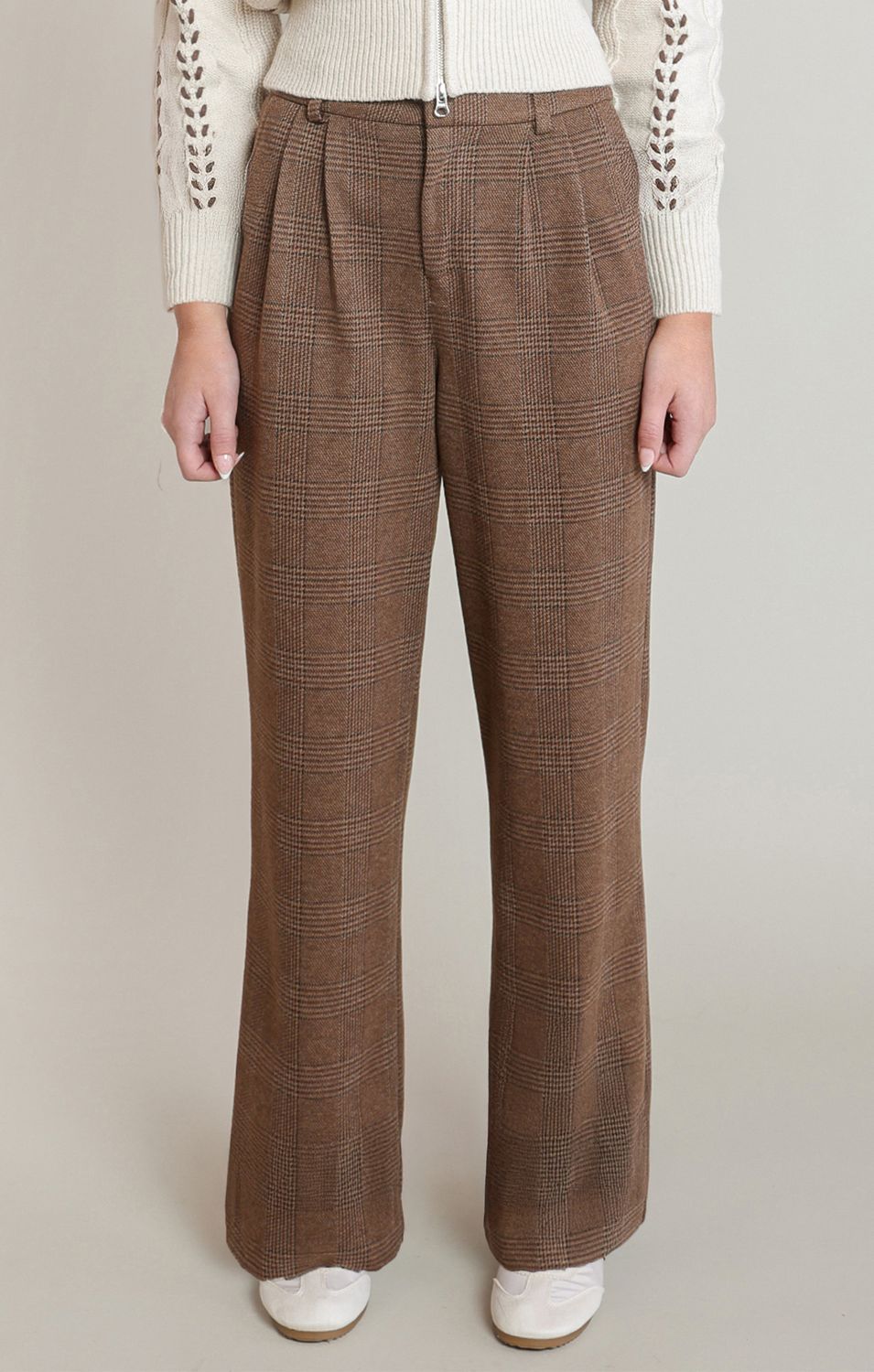 Plaid Houndstooth Pants