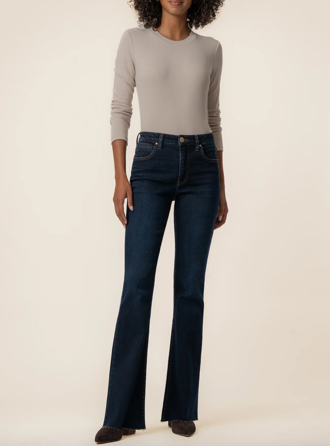Ana Wave High Rise Fab Ab Raw Flare