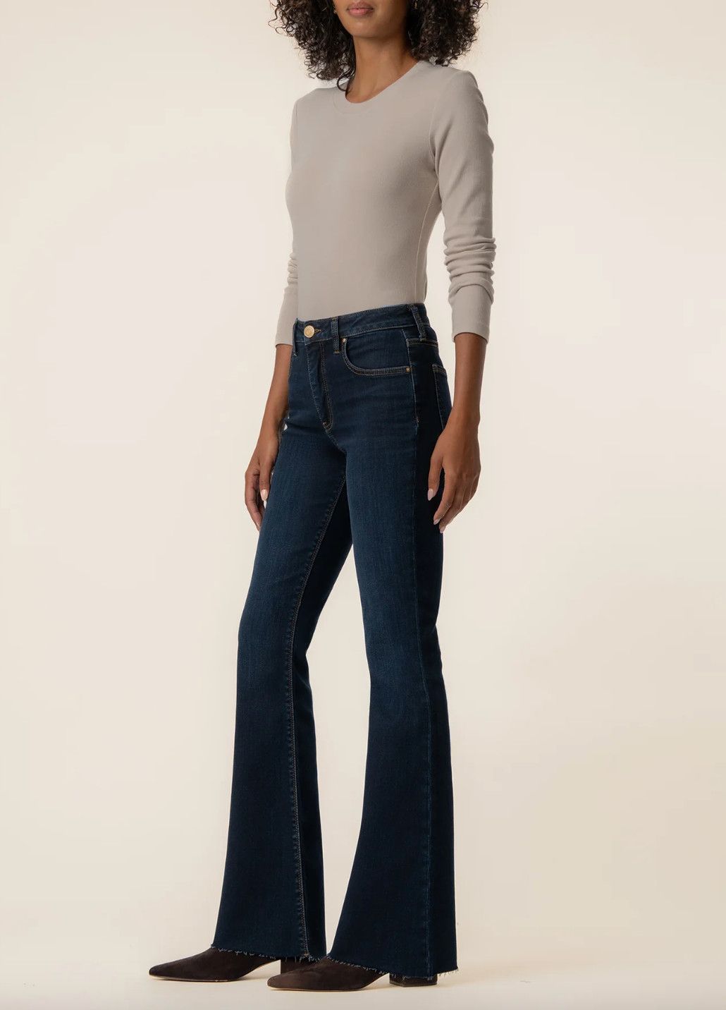 Ana Wave High Rise Fab Ab Raw Flare